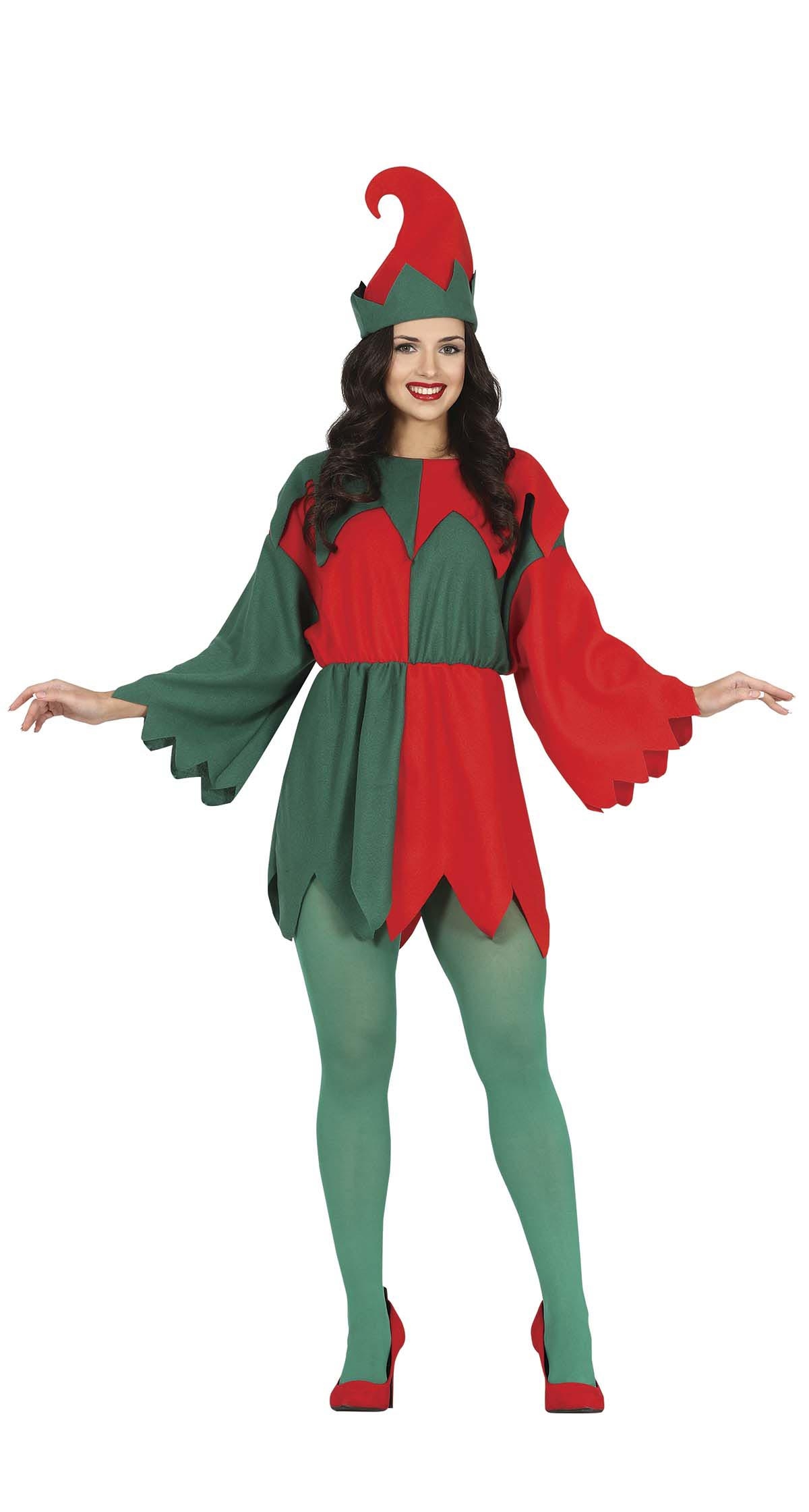 Elf Lady Costume - Adult Size Medium (38-40)