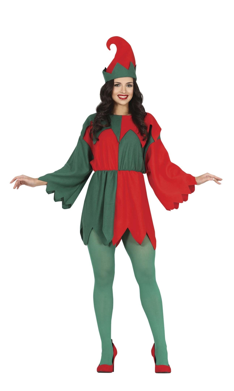 Elf Lady Costume - Adult Size Large (42-44)