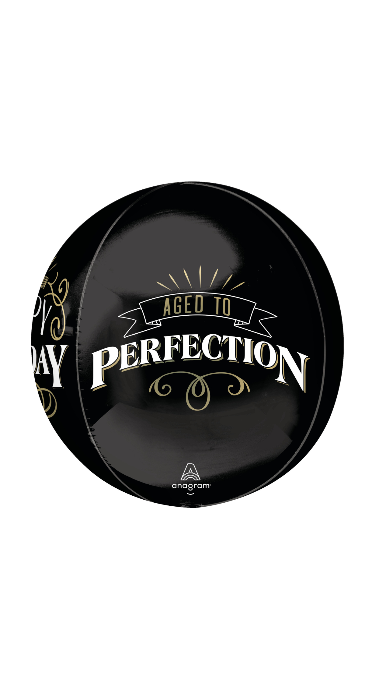 Better With Age Orbz Foil Balloon - 38 x 40cm - Image 2