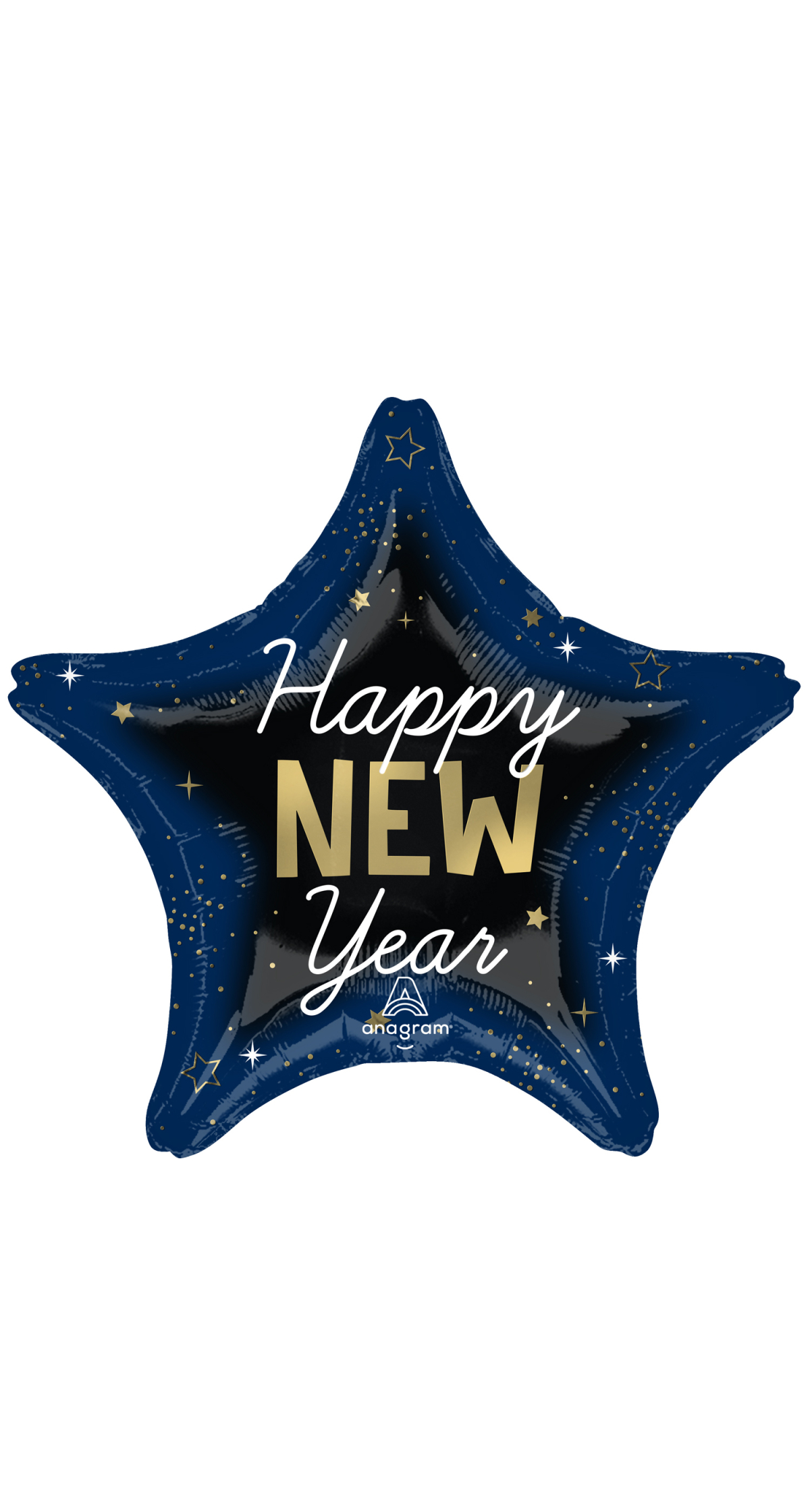Happy New Year Celestial Foil Balloon - 43cm