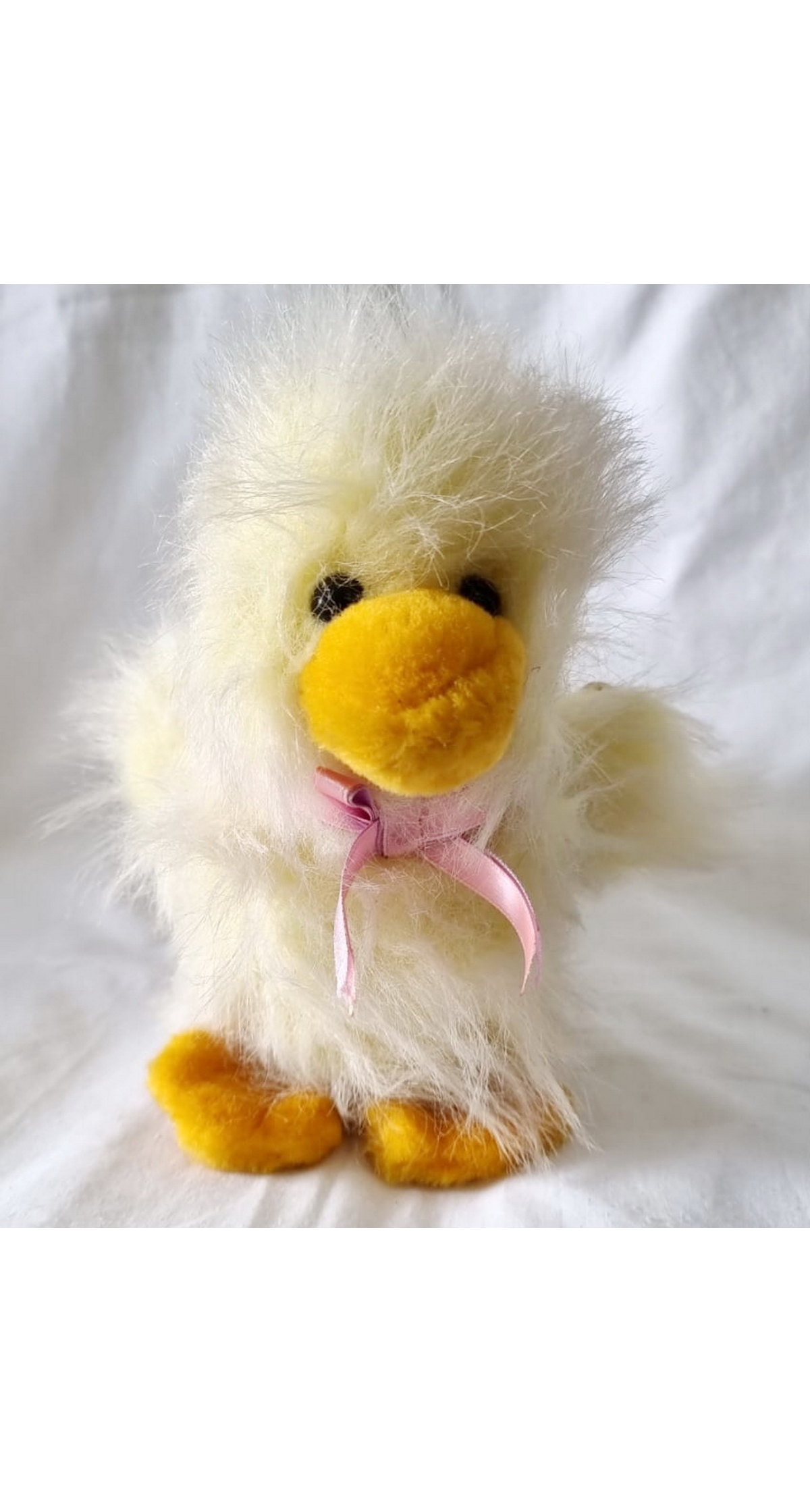 Tender Moments Baby Duck With Bow Soft Toy - 22x15cm