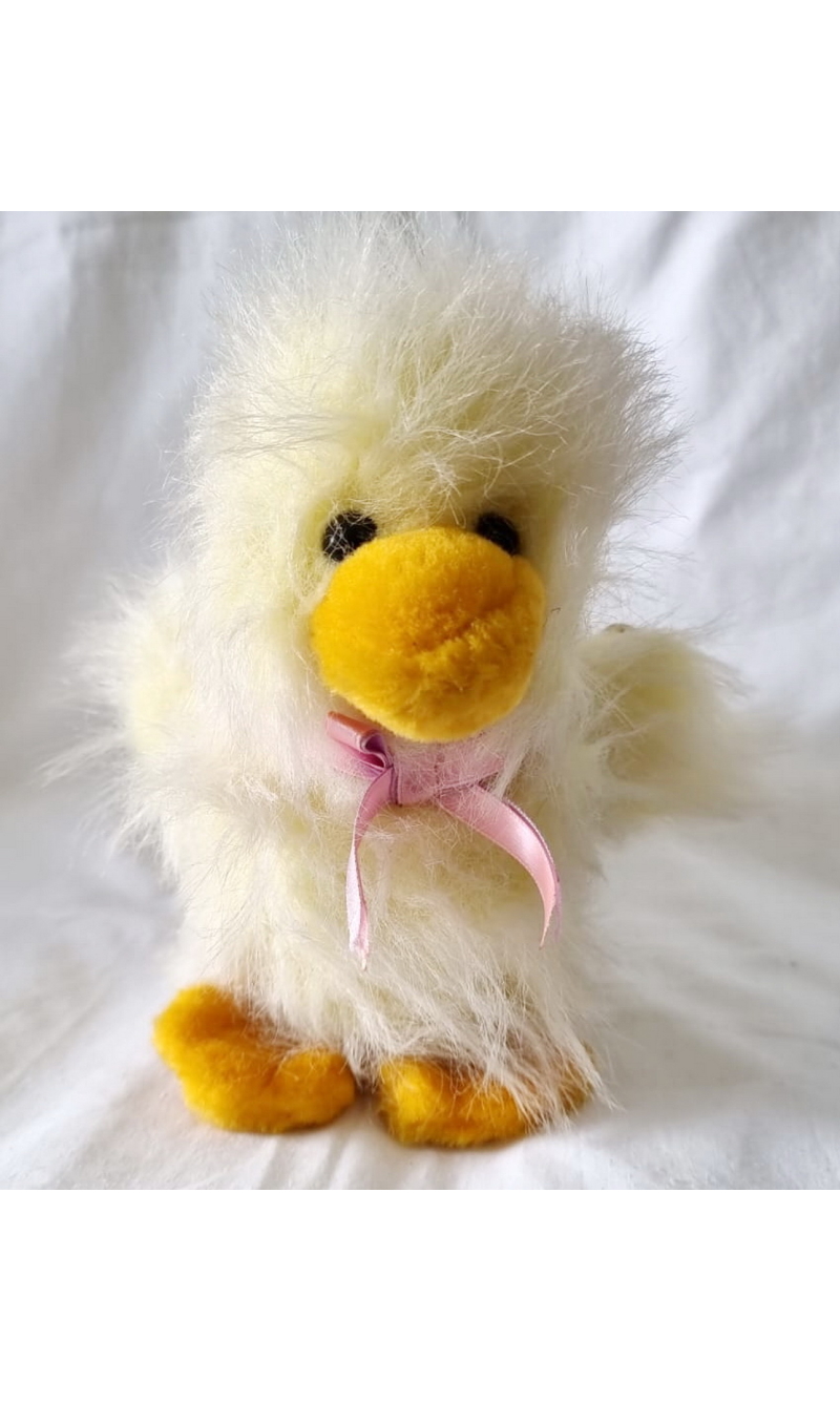 Tender Moments Baby Duck With Bow Soft Toy - 22x15cm