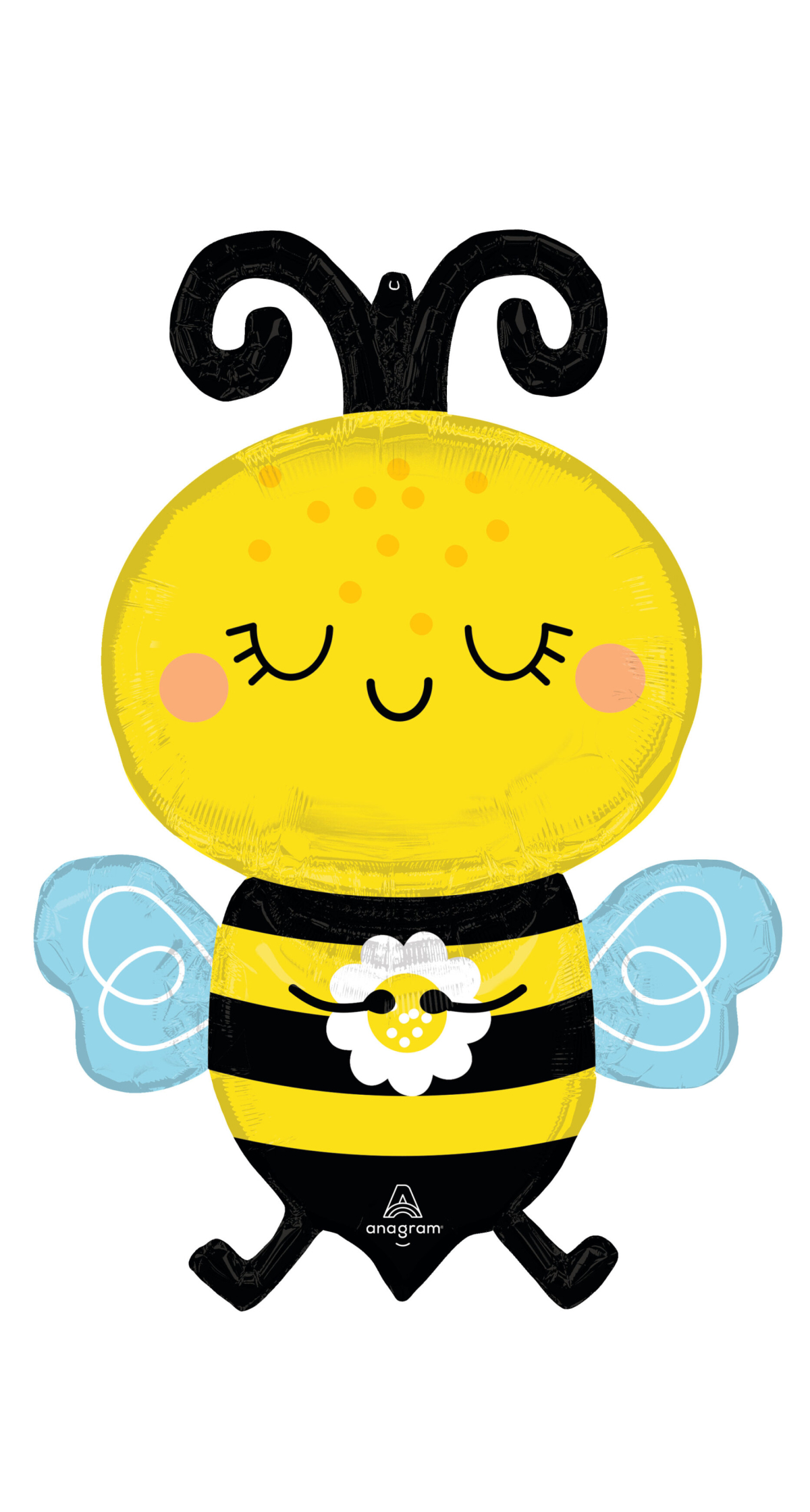 Happy Bee SuperShape Foil Balloon - 55 x 81cm