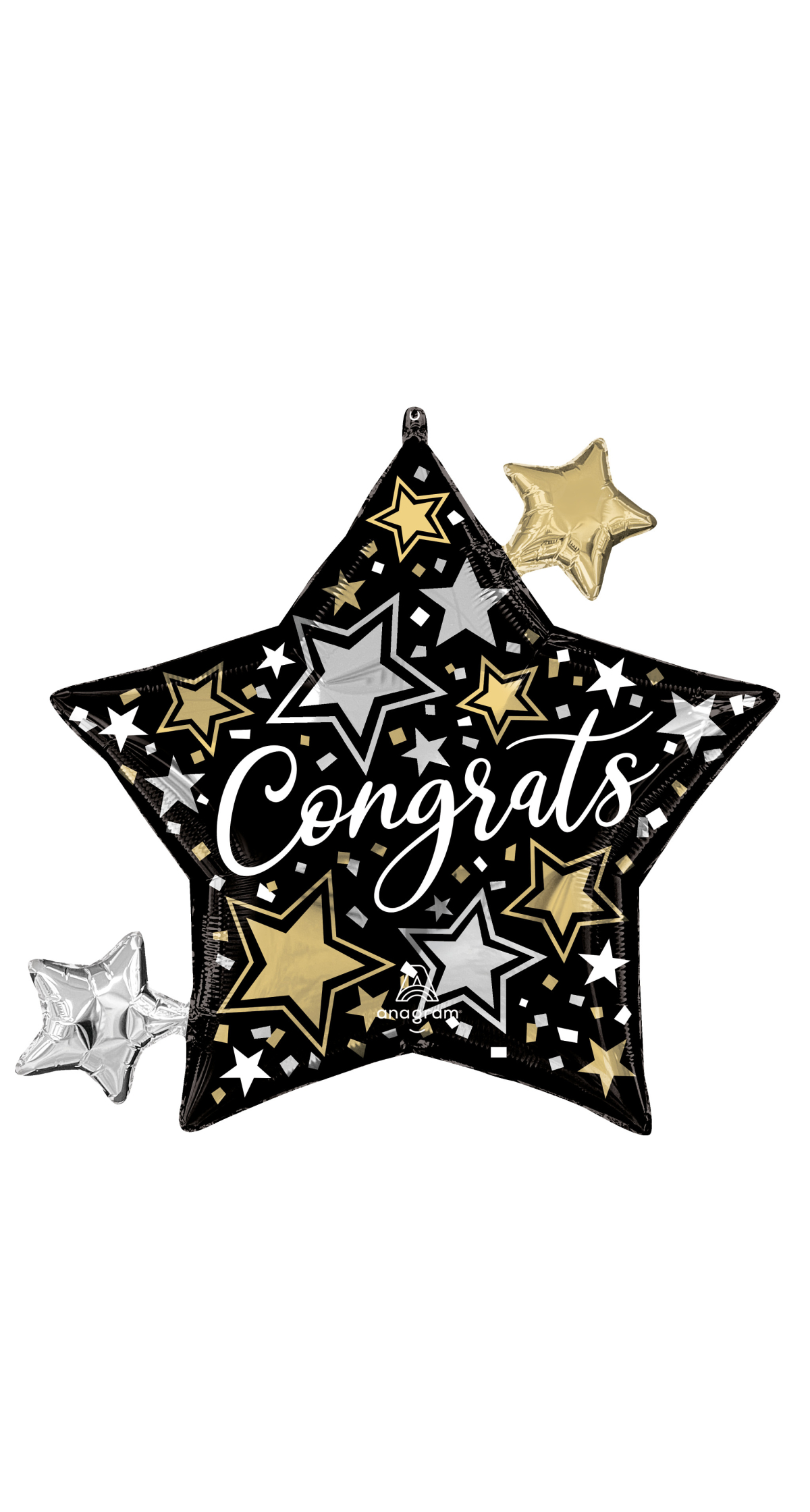 Congrats Stars SuperShape Foil Balloon - 73 x 68cm