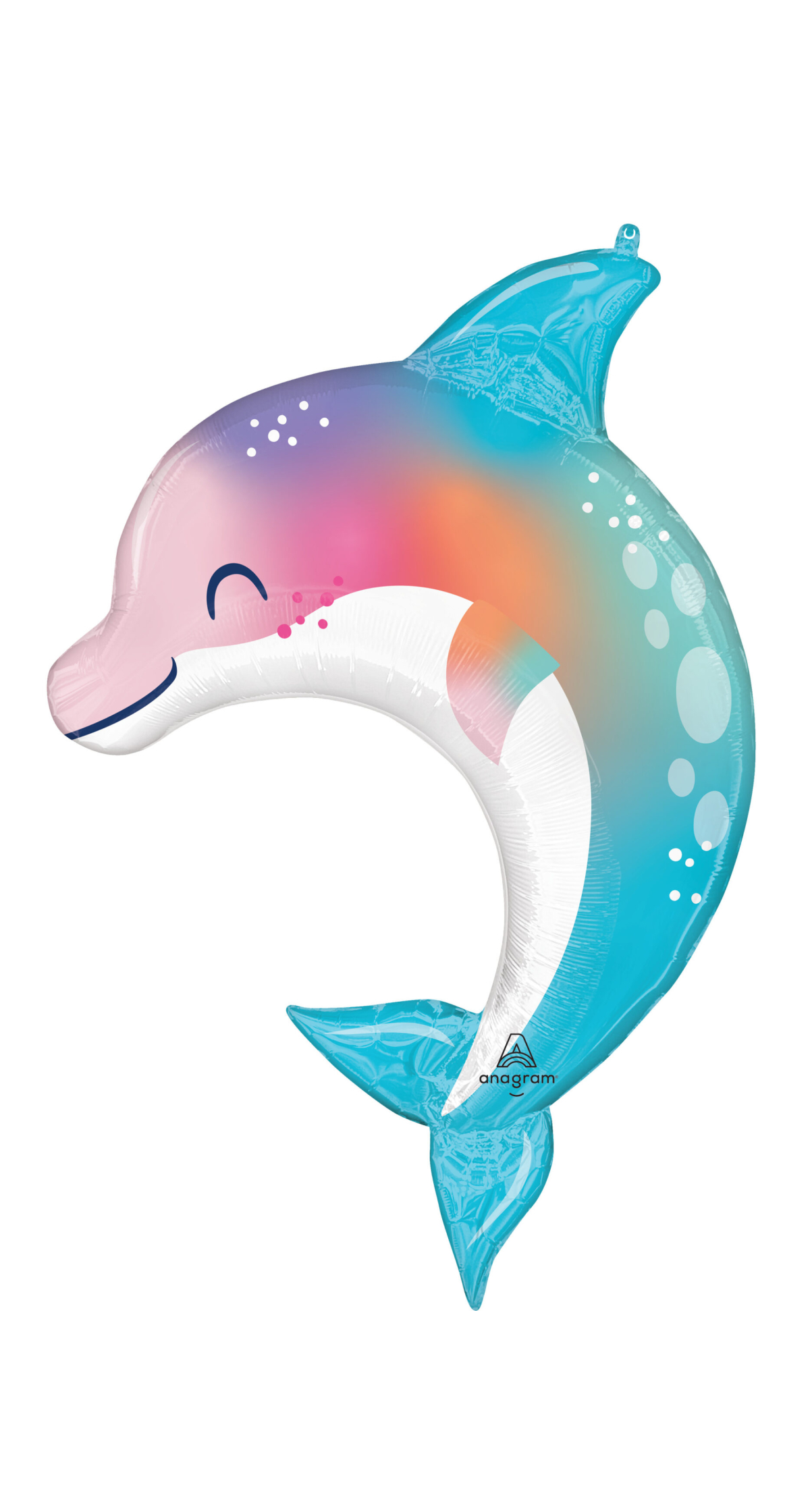 Under The Sea Dolphin SuperShape Foil Balloon - 78 x 83cm