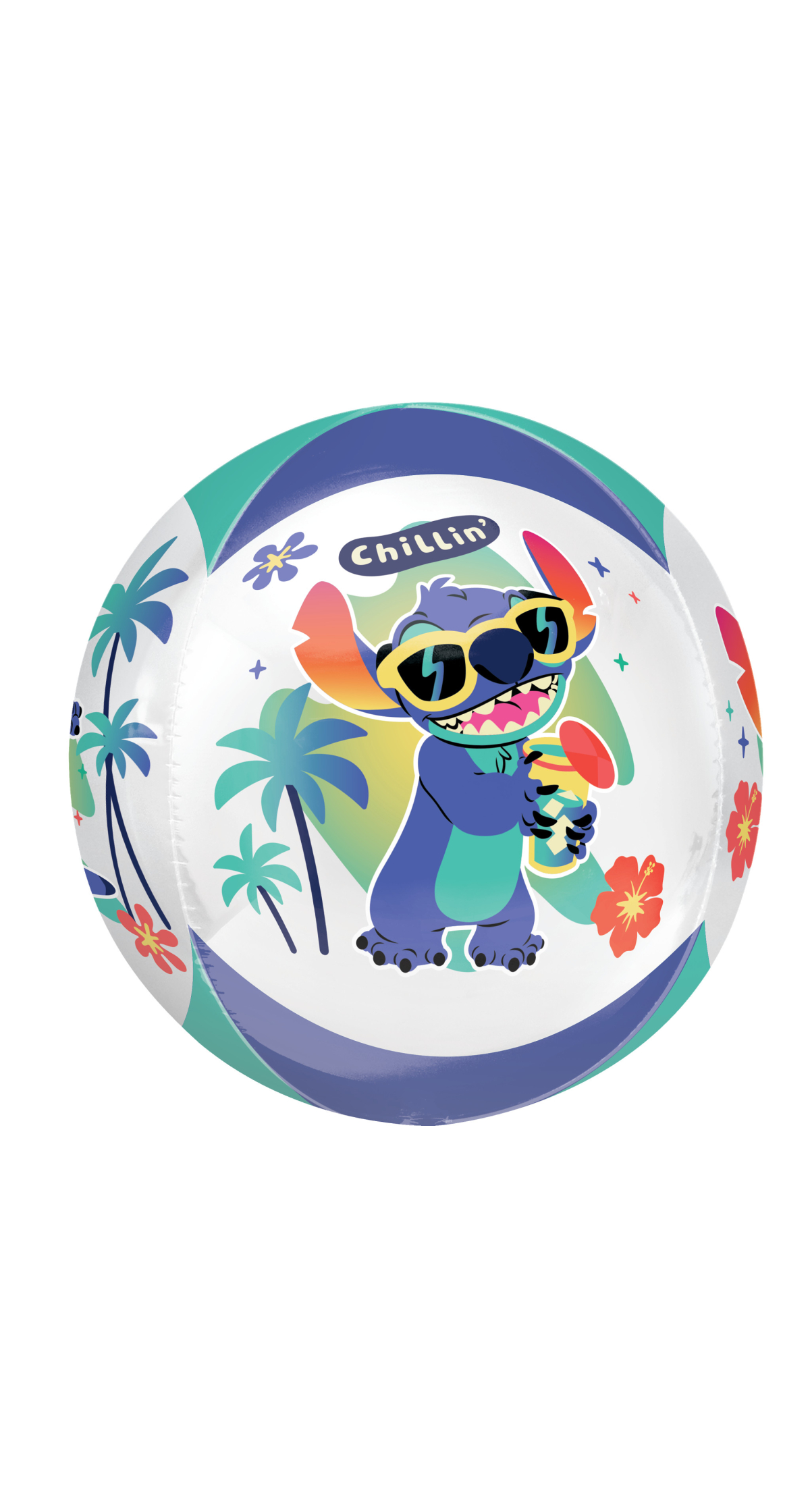 Stitch Orbz Foil Balloon - 38 x 40cm