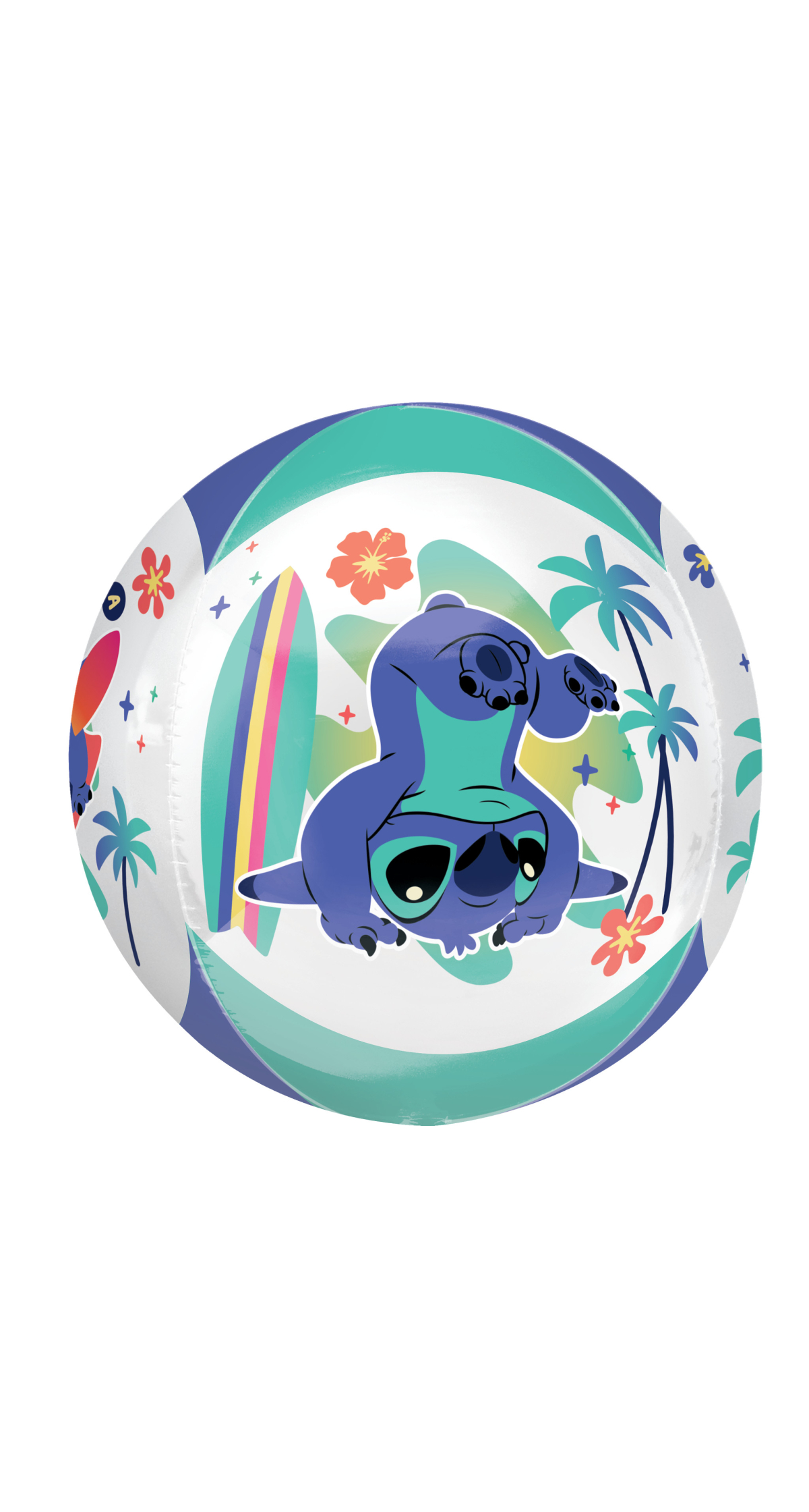 Stitch Orbz Foil Balloon - 38 x 40cm - Image 2