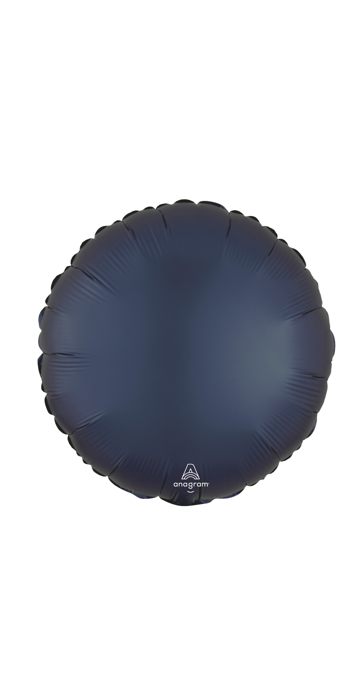 Satin True Navy Standard Circle Foil Balloon 17" (42cm)