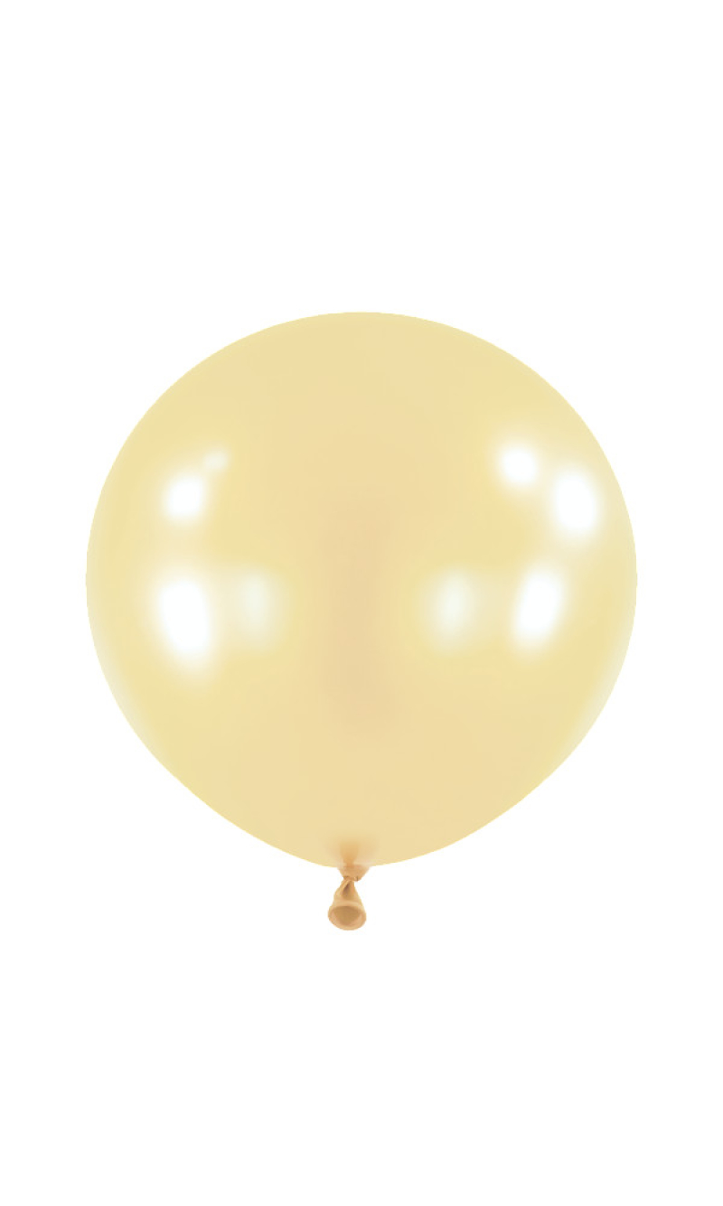 Anagram Latex Balloon - Fashion Sand  24" RND - 4pcs