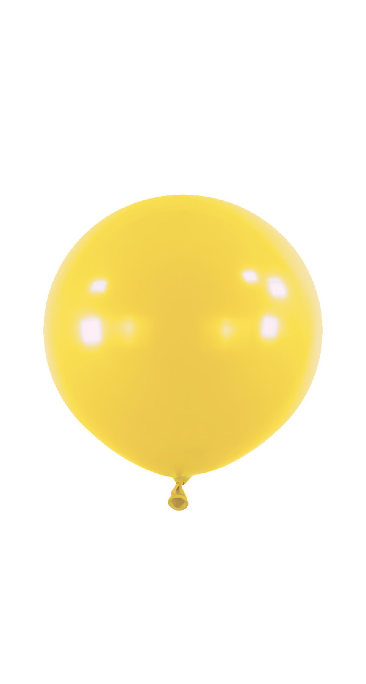 Anagram Latex Balloon - Fashion Mustard  24" RND - 4pcs