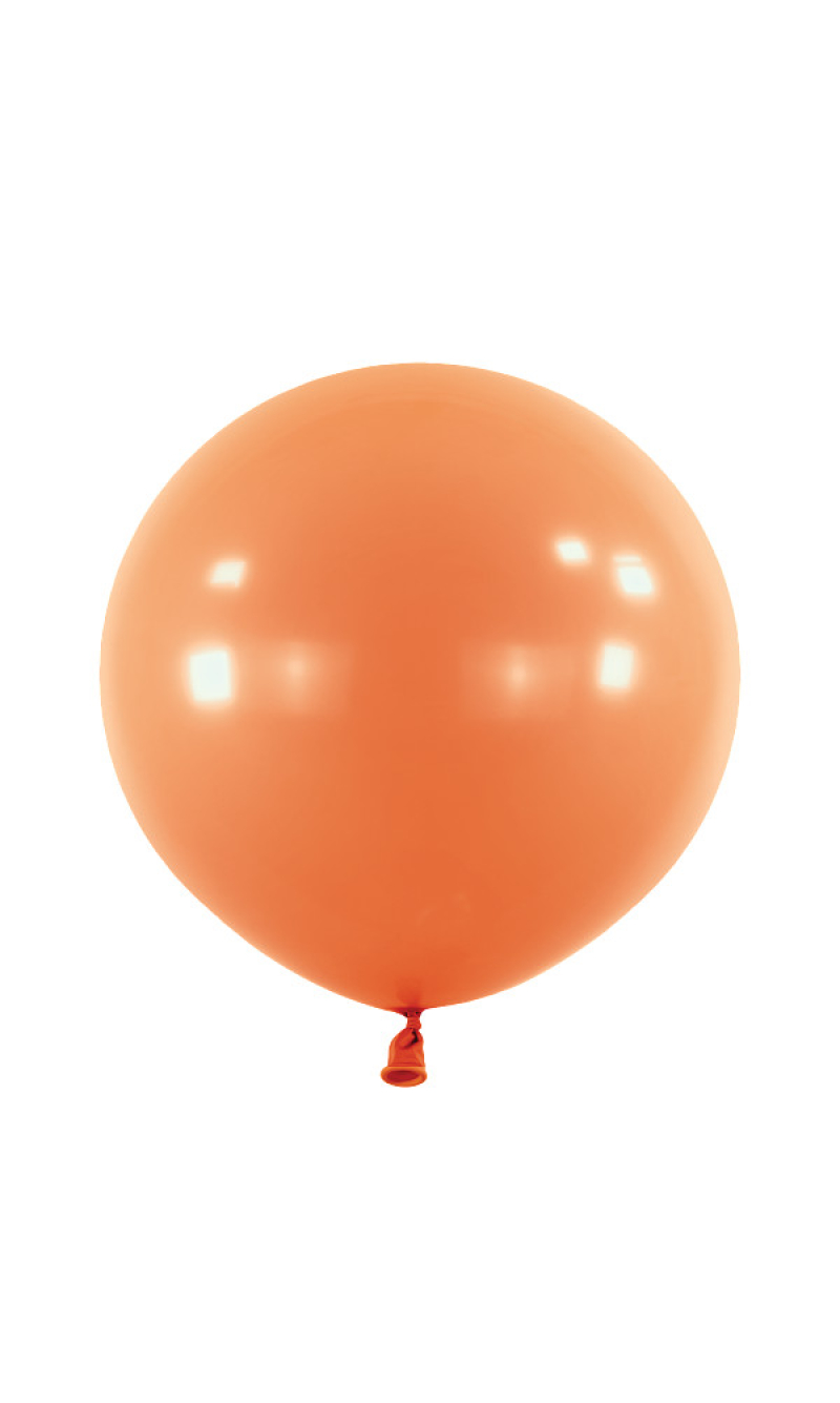 Anagram Latex Balloon - Fashion Terracotta  24" RND - 4pcs