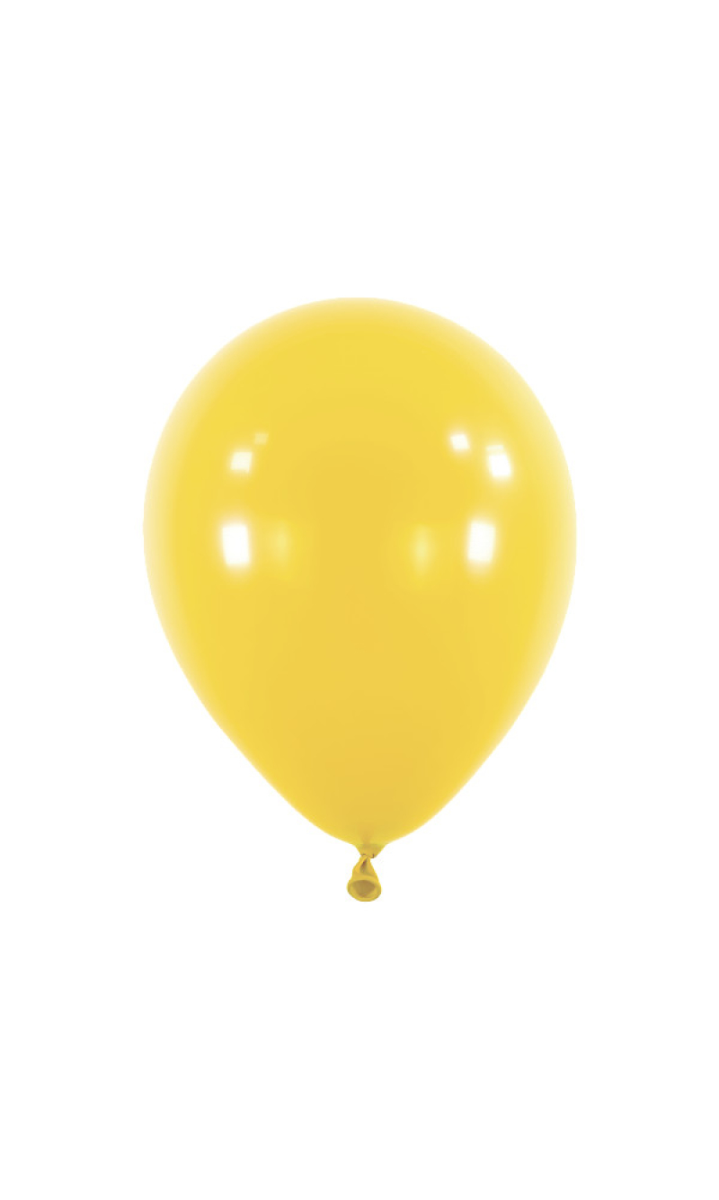 Anagram Latex Balloon - Fashion Mustard  5" RND - 100pcs