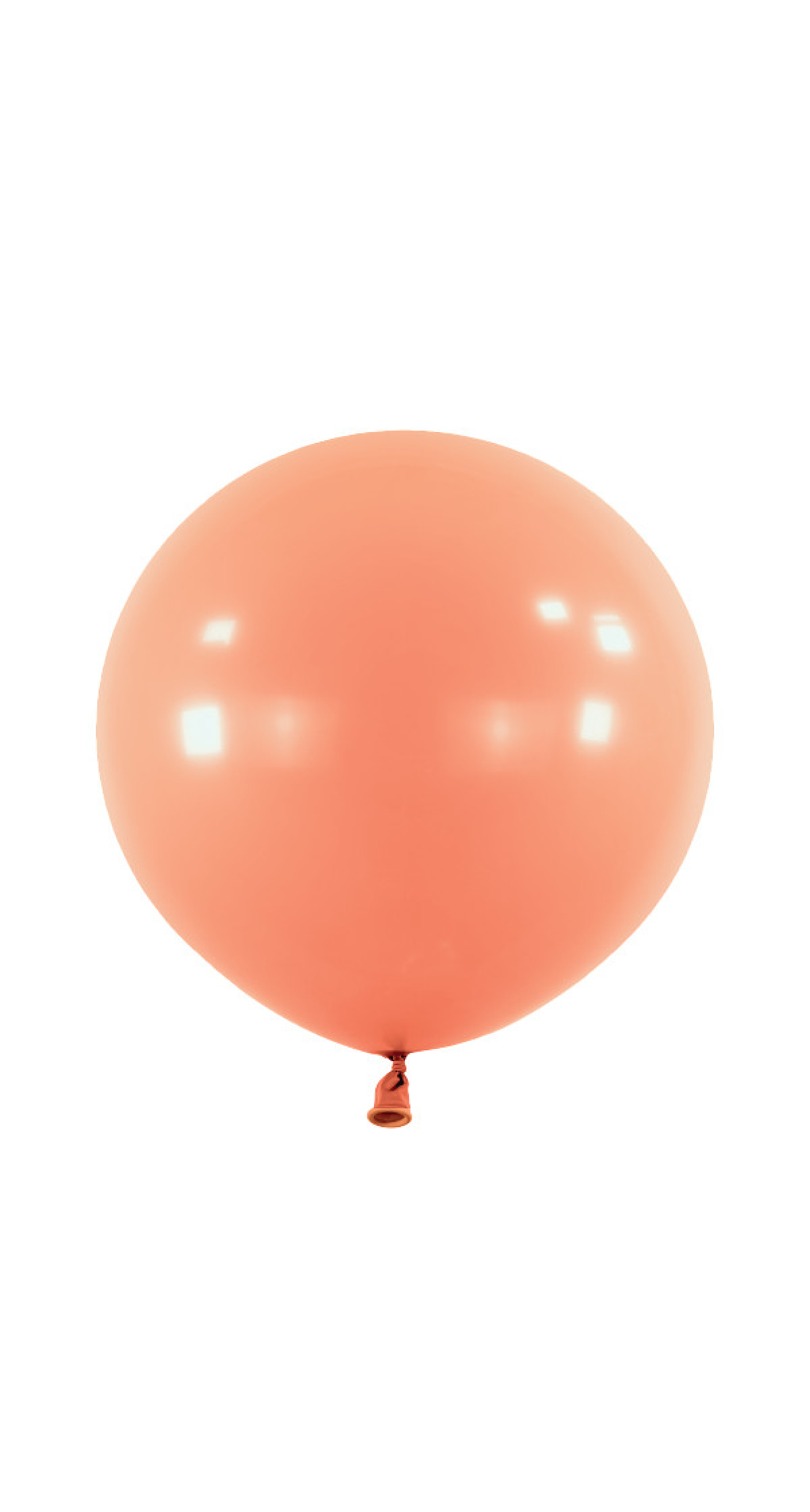 Anagram Latex Balloon - Fashion Coral  24" RND - 4pcs