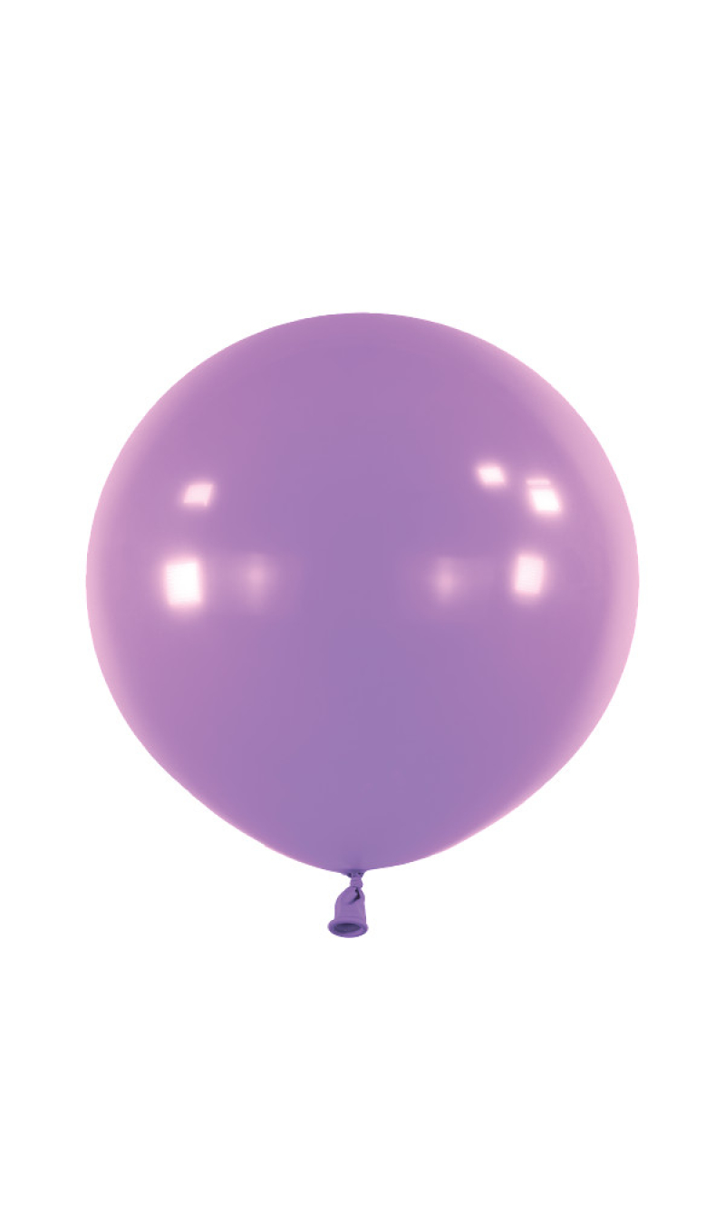 Anagram Latex Balloon - Standard Purple  24" RND - 4pcs