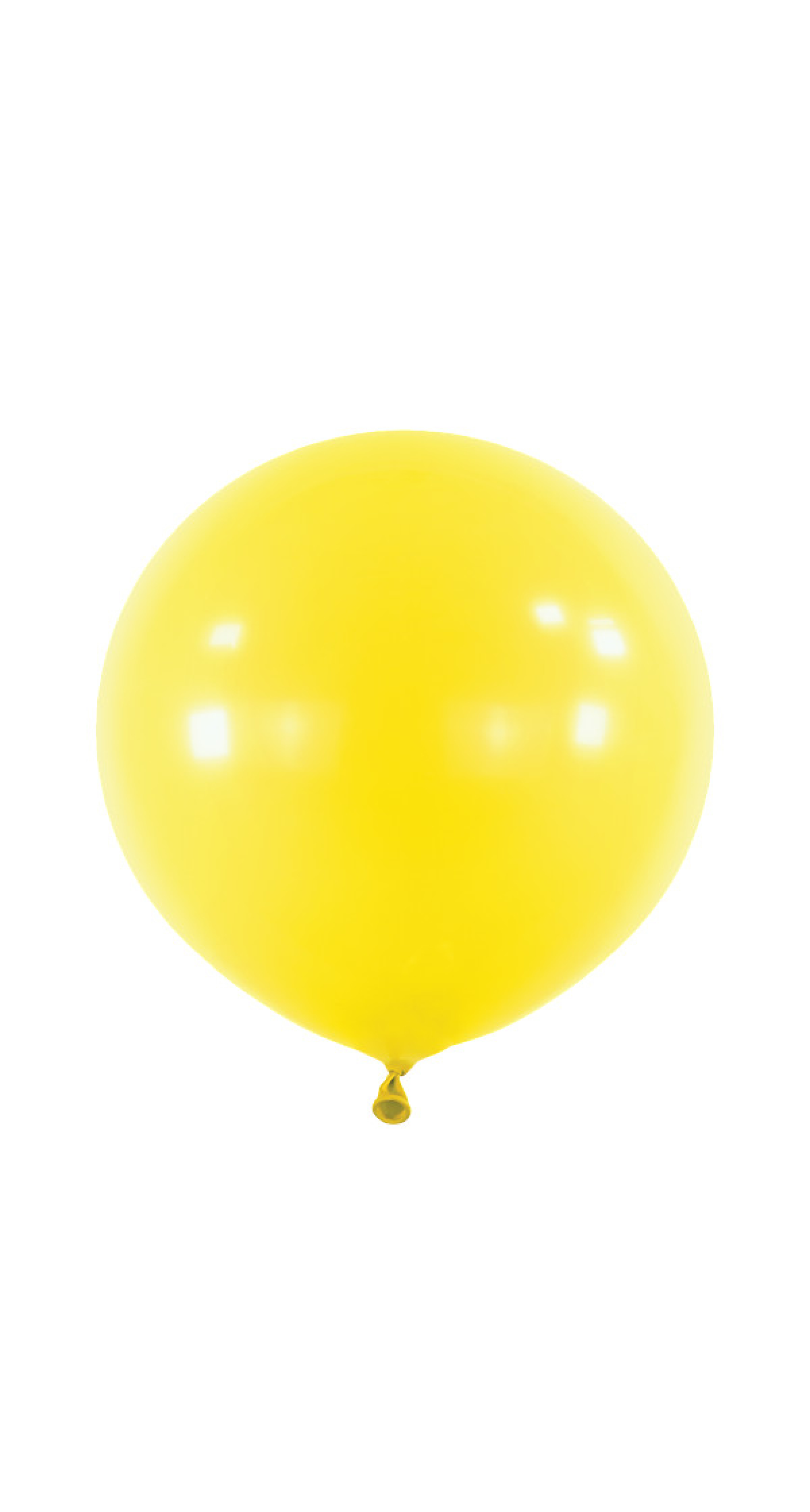 Anagram Latex Balloon - Standard Sunshine Yellow  24" RND - 4pcs