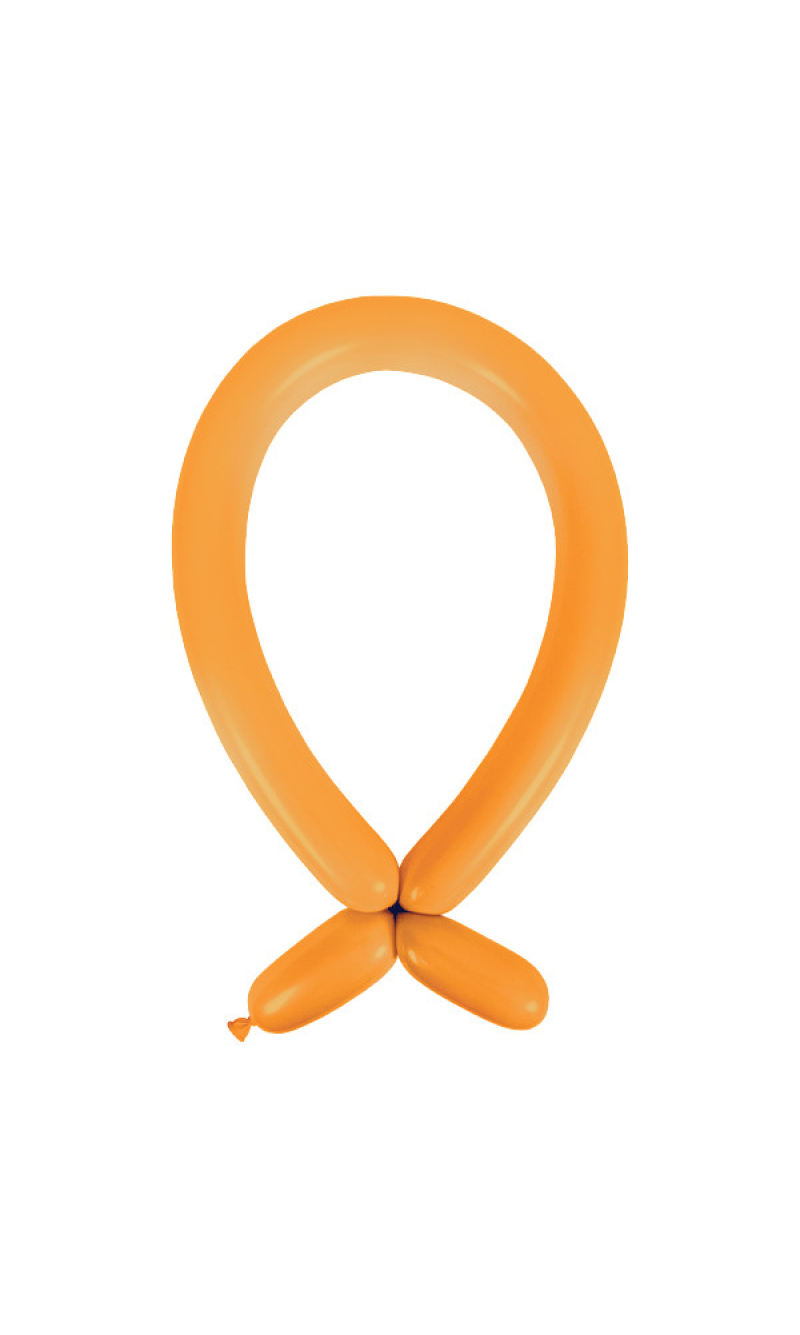 Anagram Modelling Balloon - Standard Tangerine  260 - 100pcs
