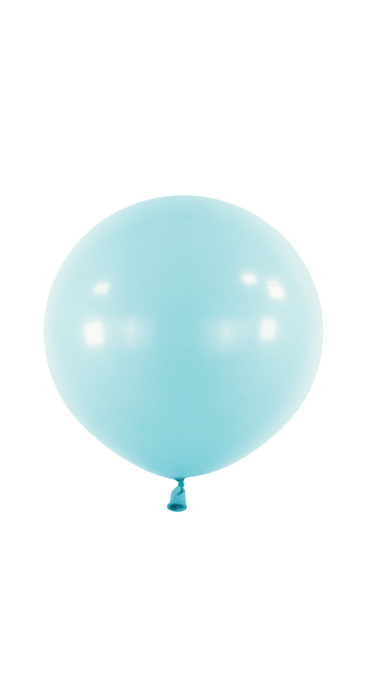 Anagram Latex Balloon - Standard Pastel Blue  24" RND - 4pcs