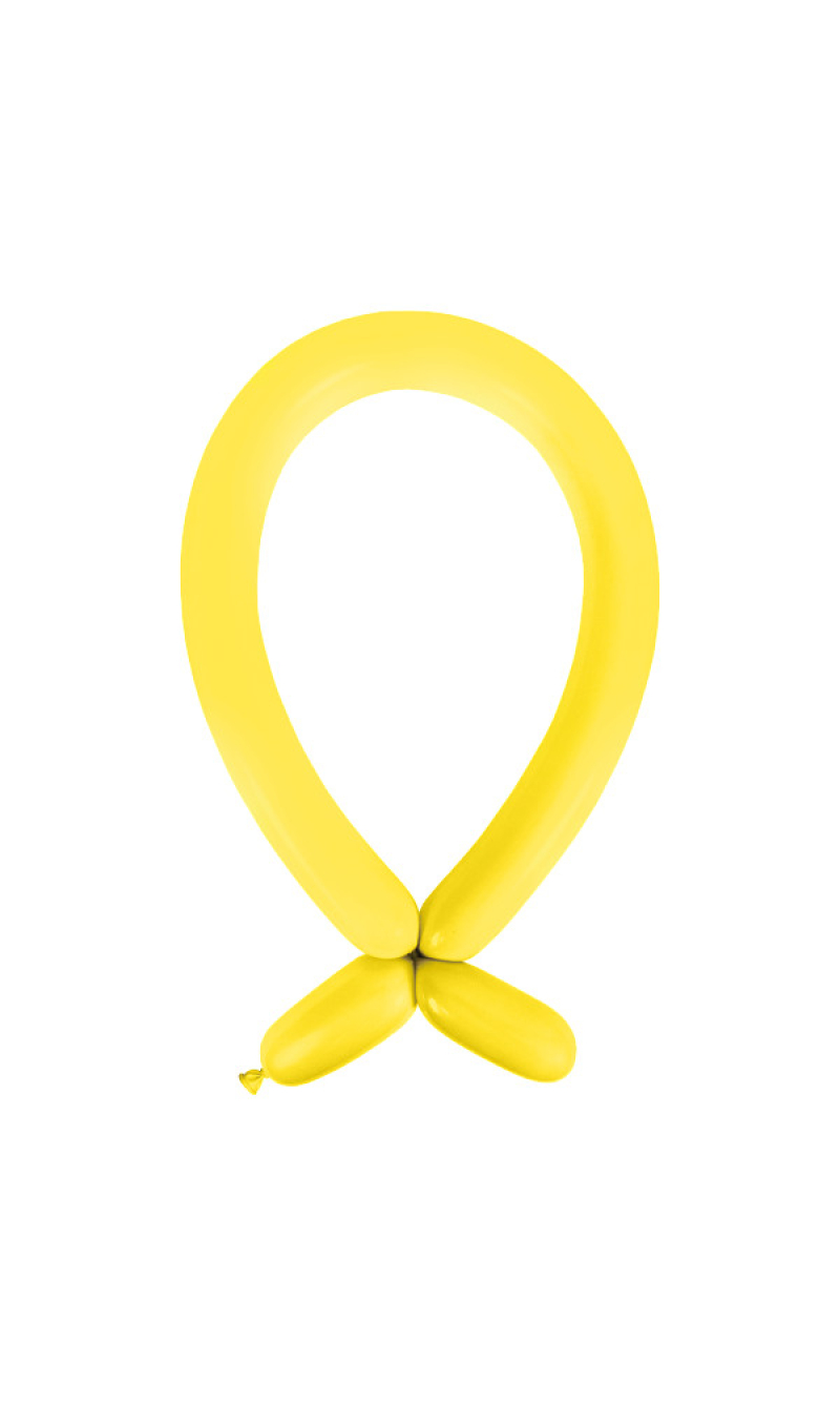 Anagram Modelling Balloon - Standard Sunshine Yellow  260 - 100pcs