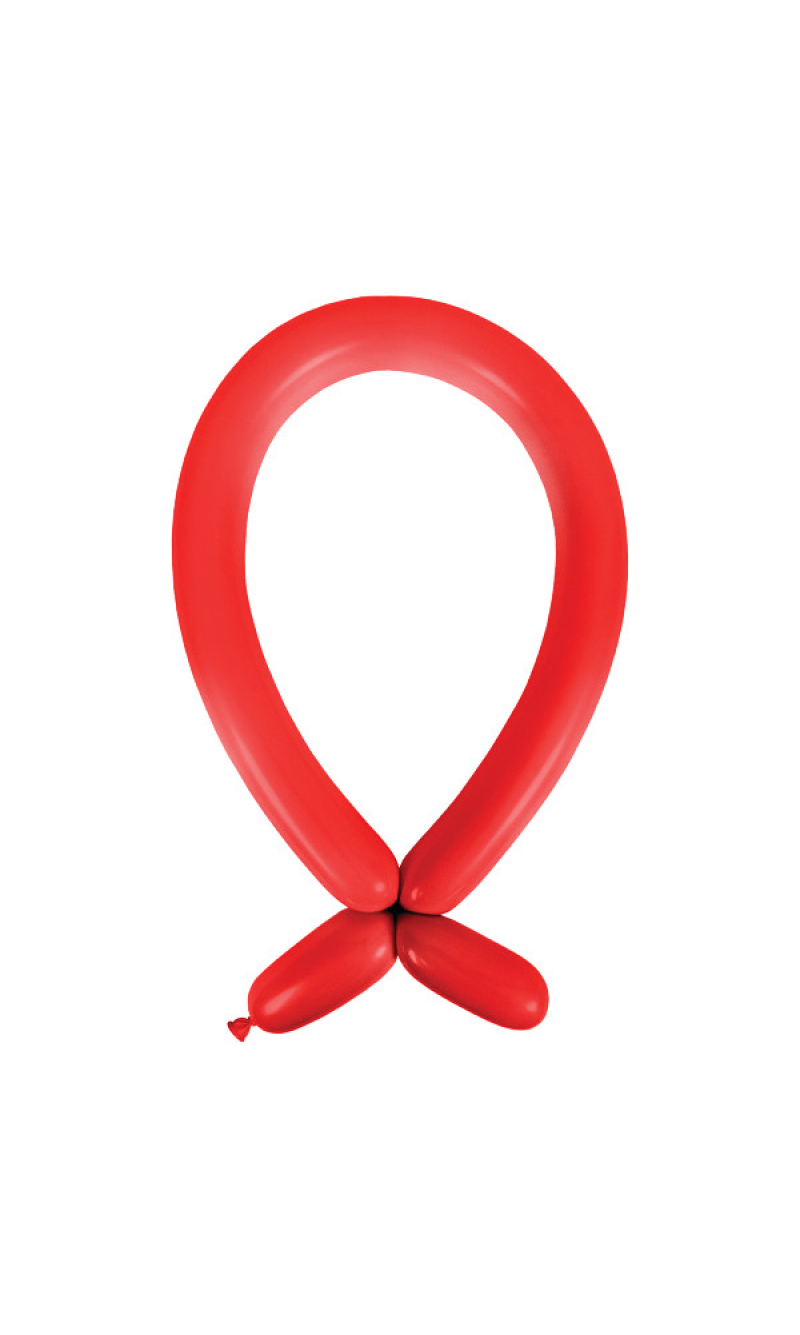 Anagram Modelling Balloon - Standard Apple Red  260 - 100pcs