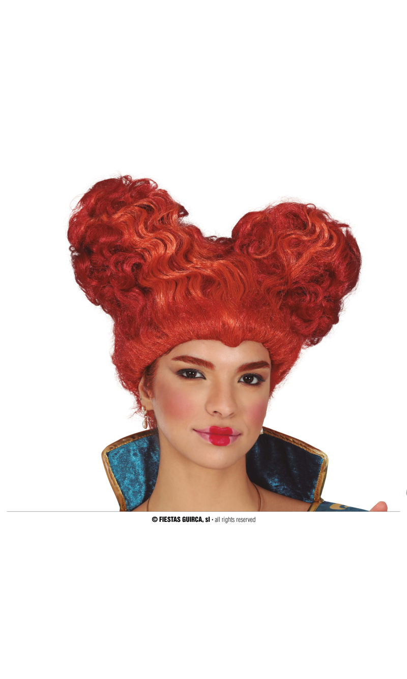 Red Queen Of Hearts Wig - Adult One Size