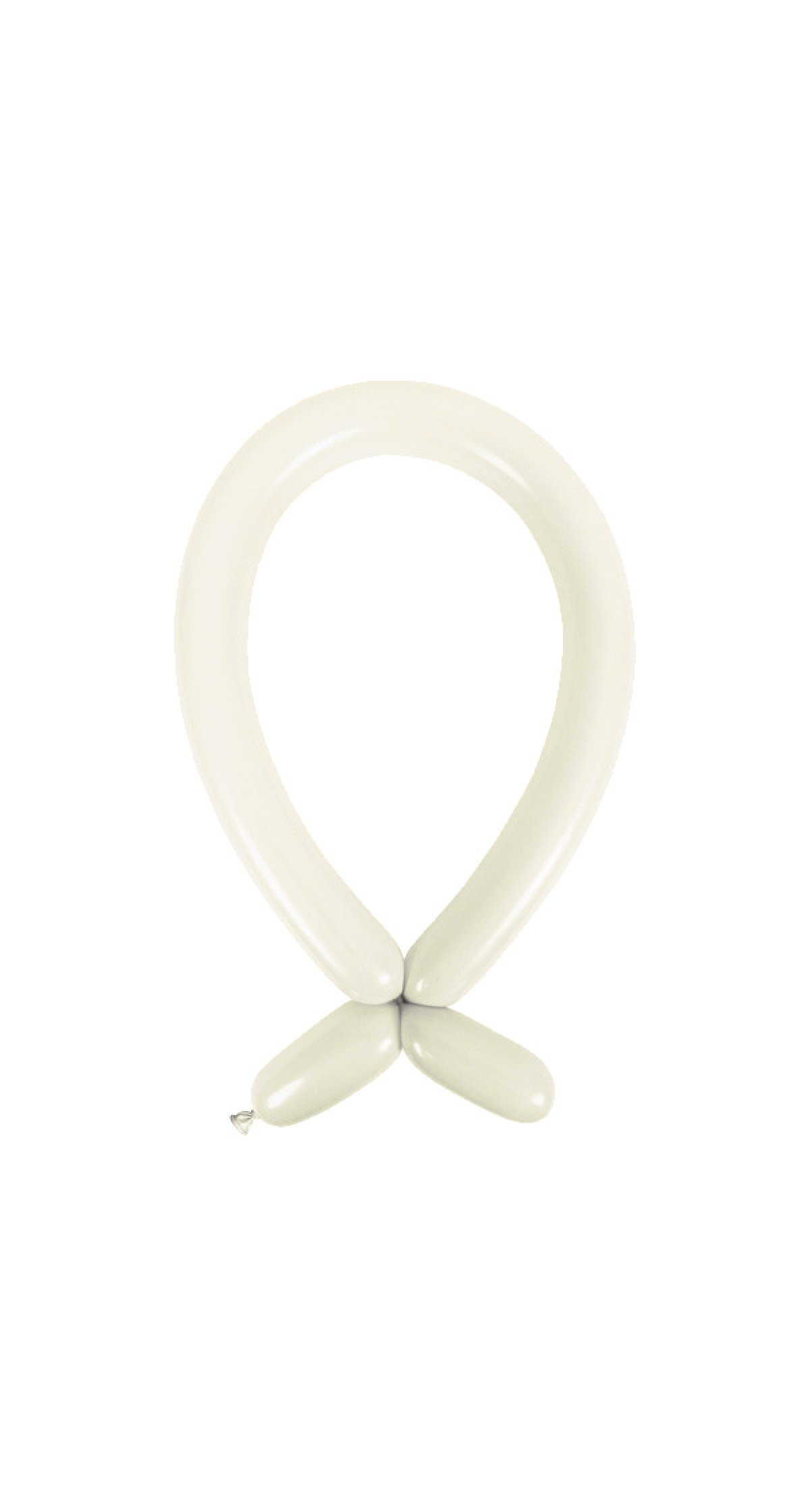 Anagram Modelling Balloon - Standard Frosty White  260 - 100pcs