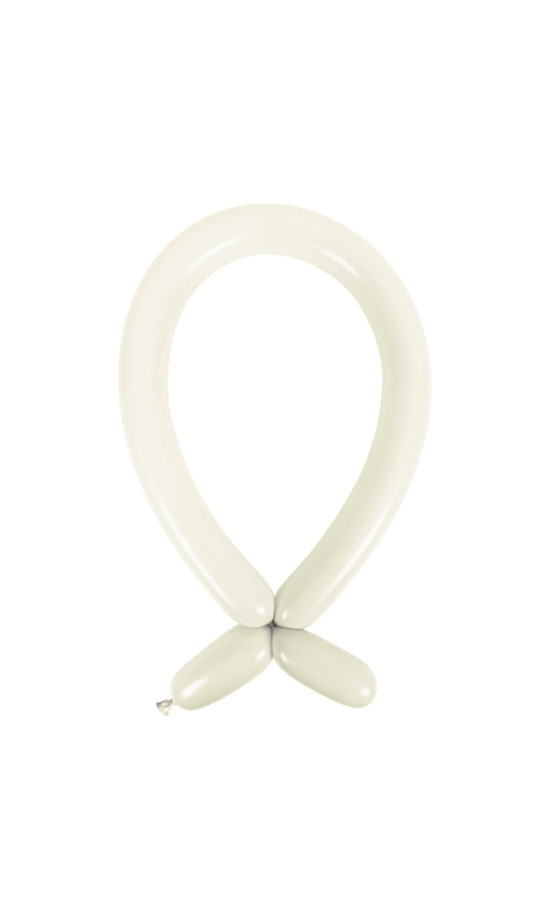 Anagram Modelling Balloon - Standard Frosty White  260 - 100pcs