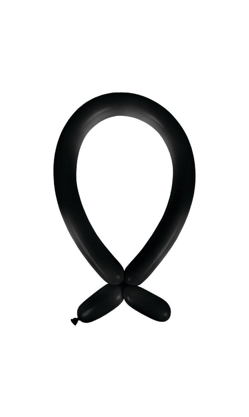 Anagram Modelling Balloon - Fashion Jet Black  260 - 100pcs