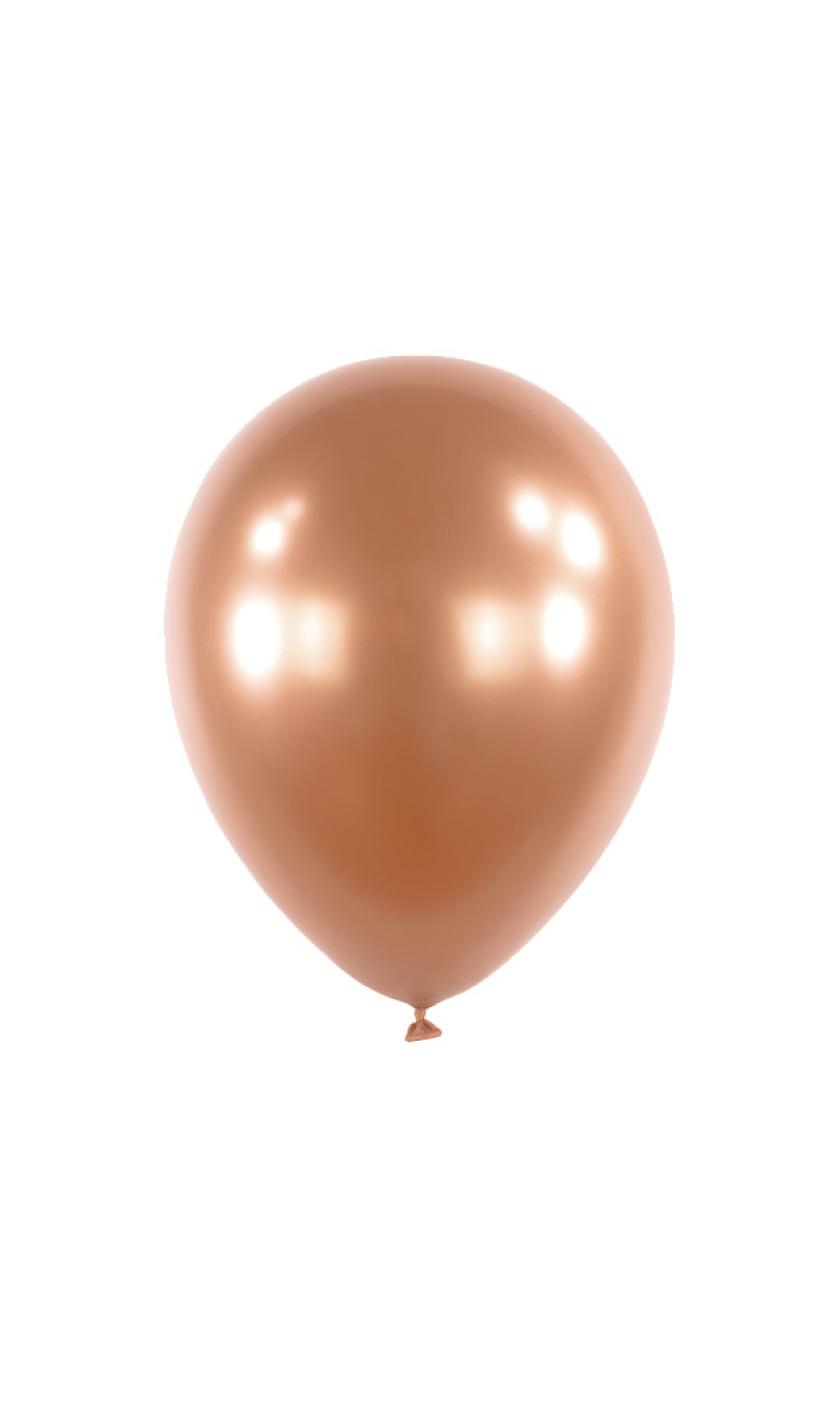 Anagram Latex Balloon - Satin Luxe™ Rose Copper  11" RND - 50pcs