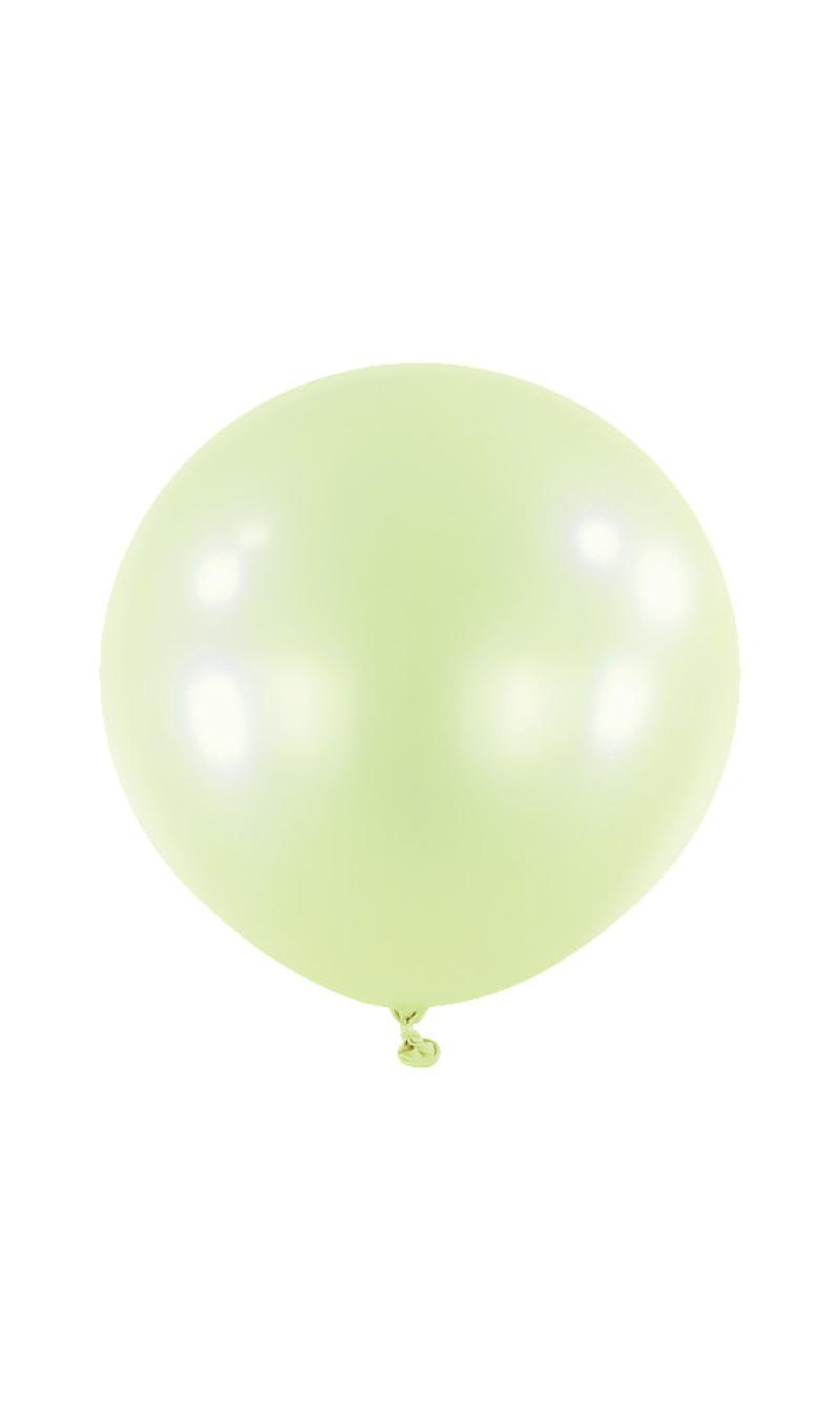 Anagram Latex Balloon - Macaron Honey Dew  24" RND - 4pcs
