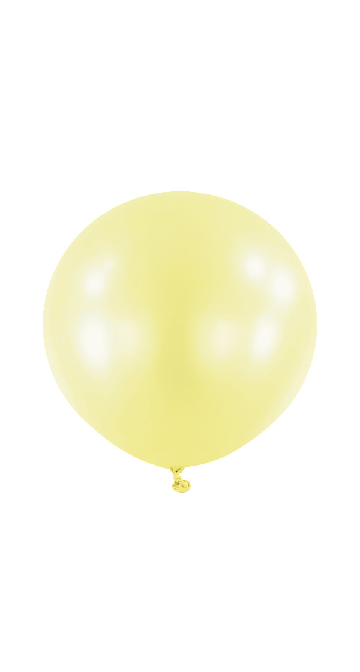 Anagram Latex Balloon - Macaron Lemon  24" RND - 4pcs