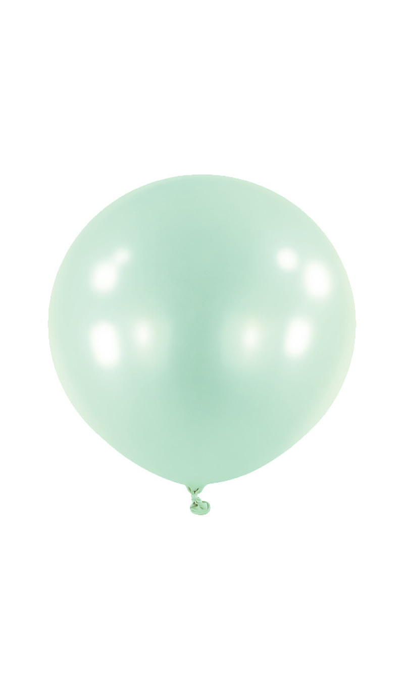 Anagram Latex Balloon - Macaron Mint  24" RND - 4pcs