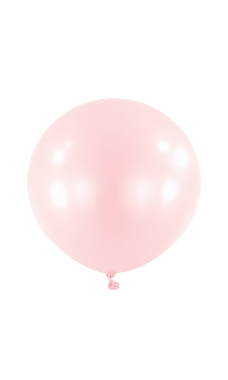 Anagram Latex Balloon - Macaron Pink Rose  24" RND - 4pcs