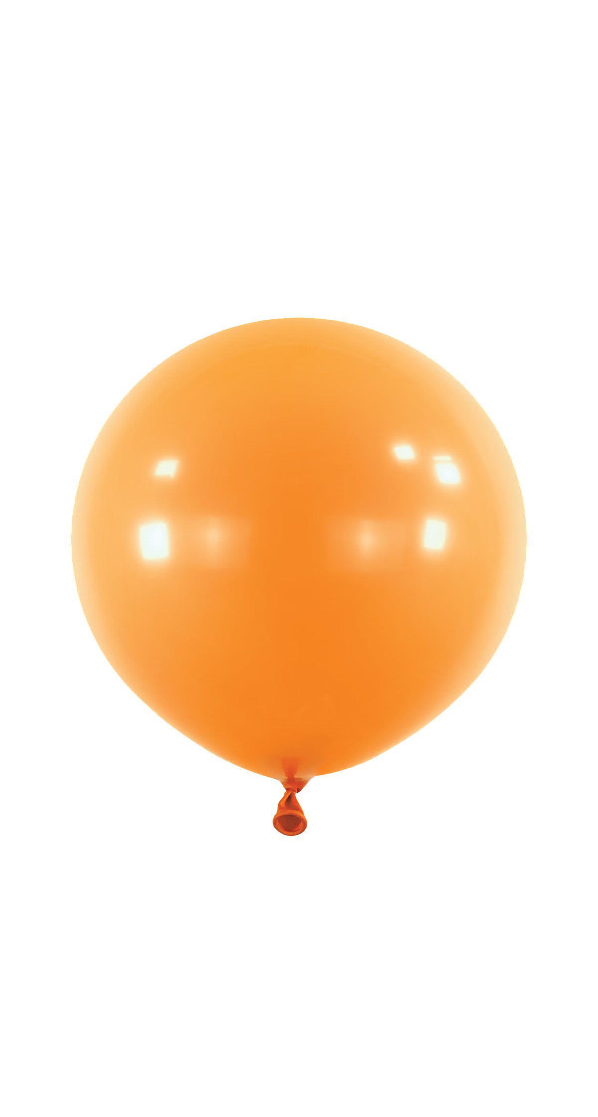 Anagram Latex Balloon - Standard Tangerine  24" RND - 4pcs