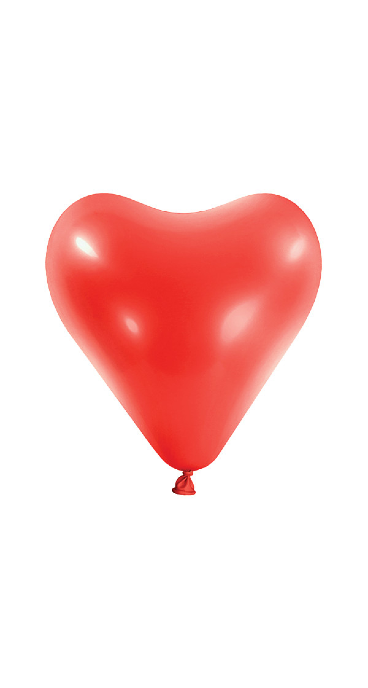 Anagram Heart Latex Balloon - Standard Apple Red  12" HRT - 50pcs