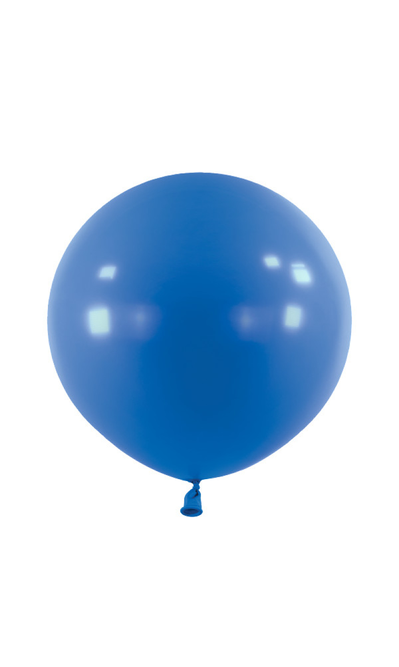 Anagram Latex Balloon - Fashion Ocean Blue  24" RND - 4pcs