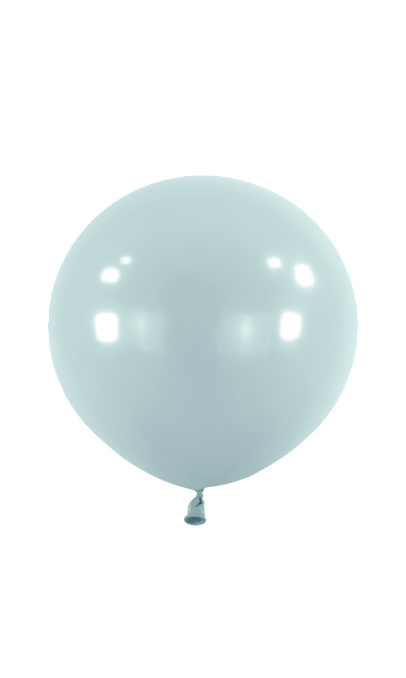 Anagram Latex Balloon - Fashion Dusty Blue  24" RND - 4pcs