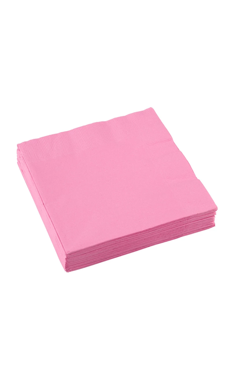 Napkins New Pink 33 x 33cm - 20pk