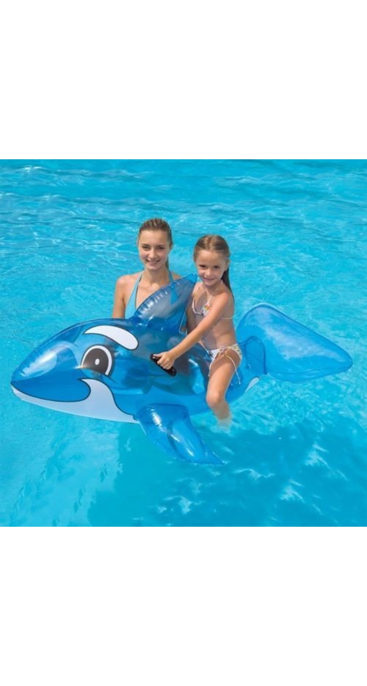 Inflatable Floating Dolphine 1.57x94cm - For Age 3+ Years - Image 2