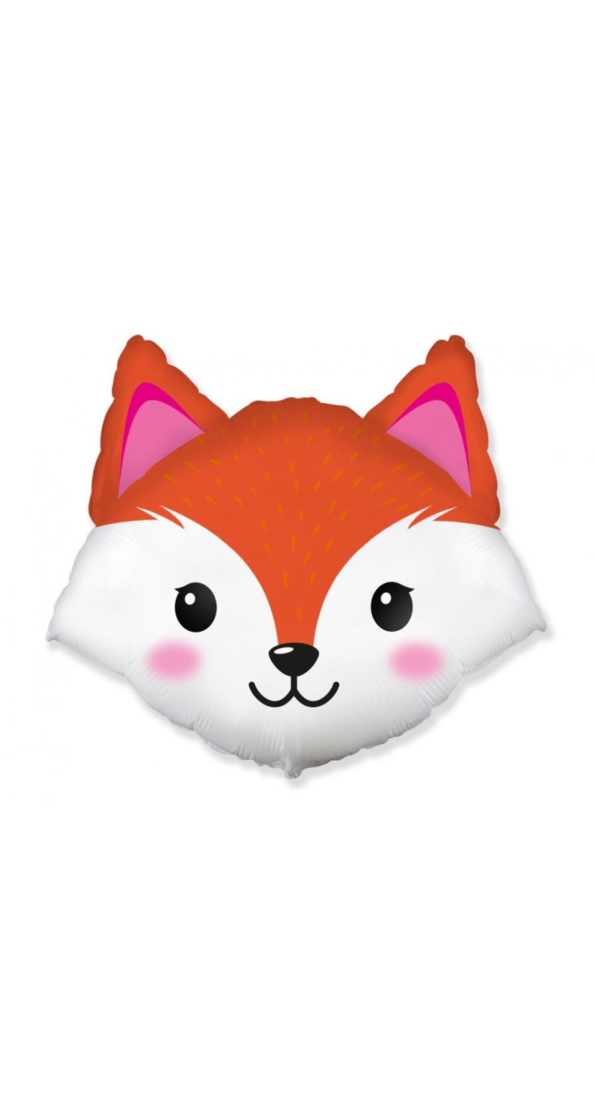 Fox Head Foil Balloon - 24 Inch