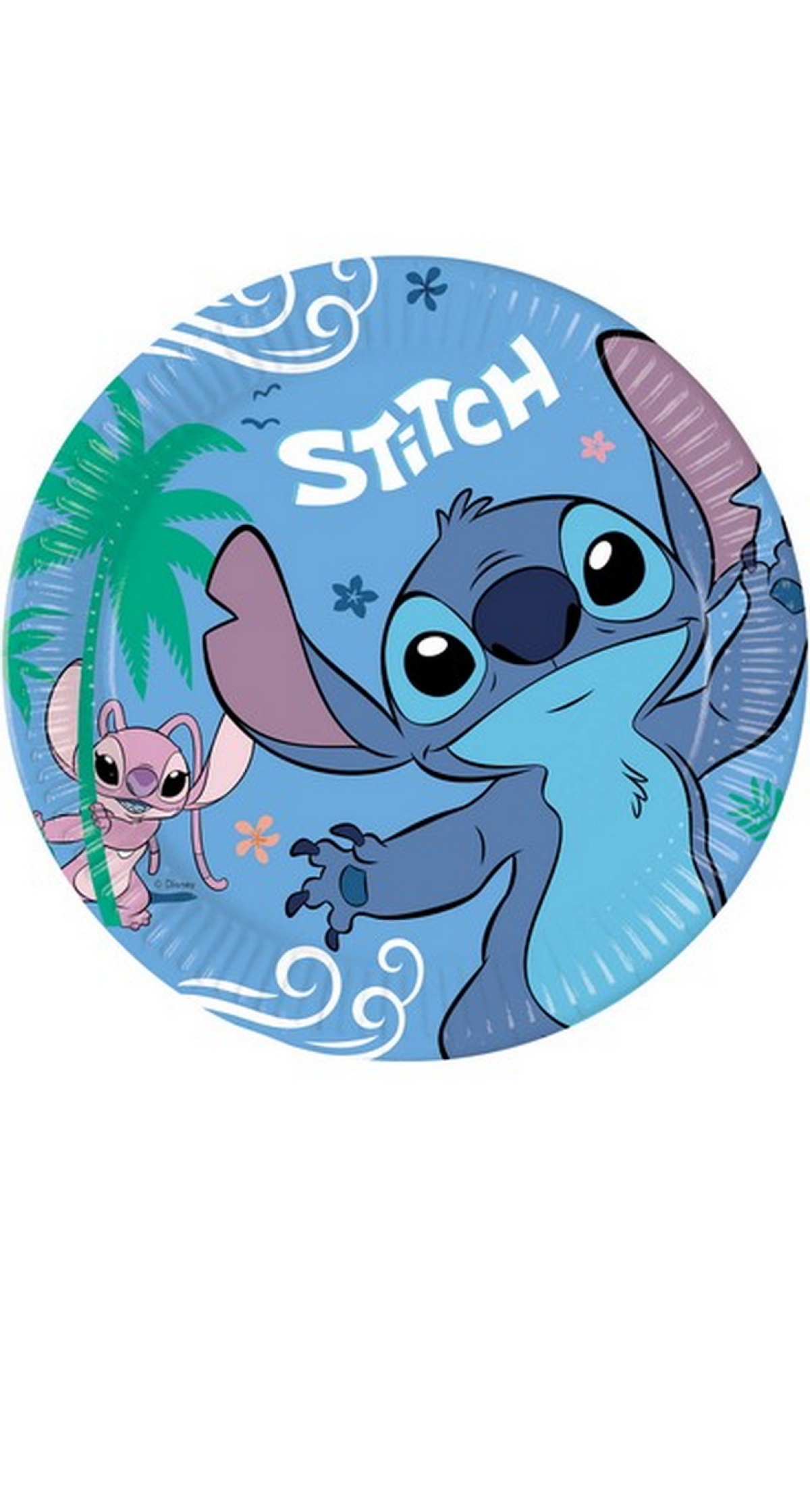 Stitch Party Plates 23cm - 8pk