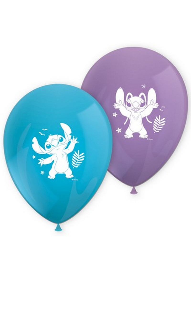 Stitch Party 11 Inch Latex Balloons - 8pk