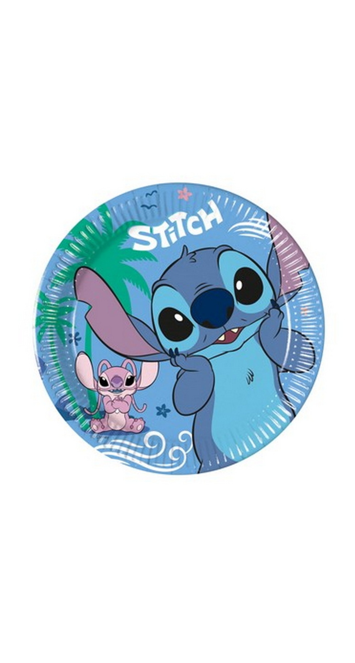 Stitch Party Plates 20cm - 8pk