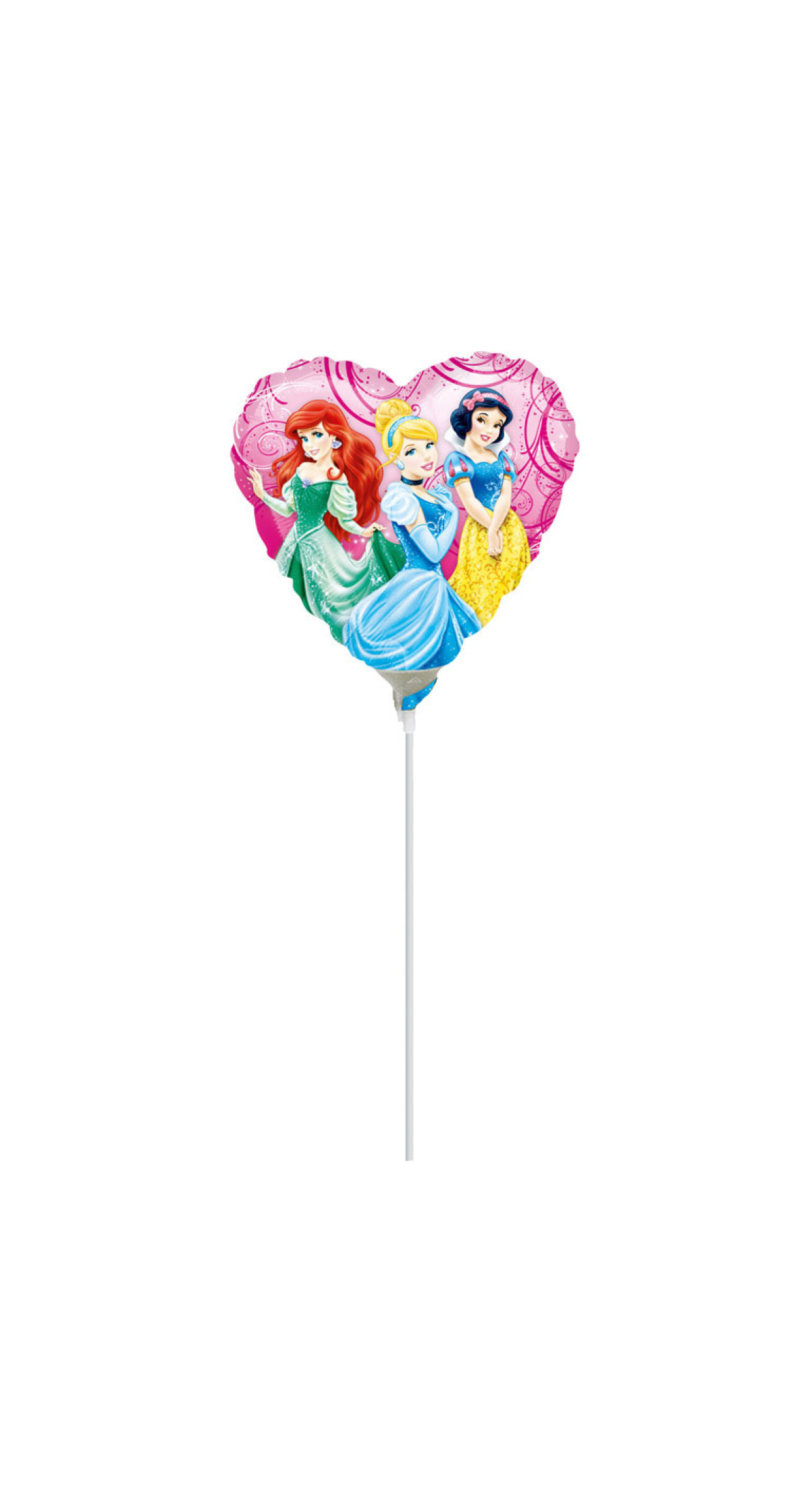 Mini Princess Garden Foil Balloon 9"/23cm (Air Fill Only) - Image 3