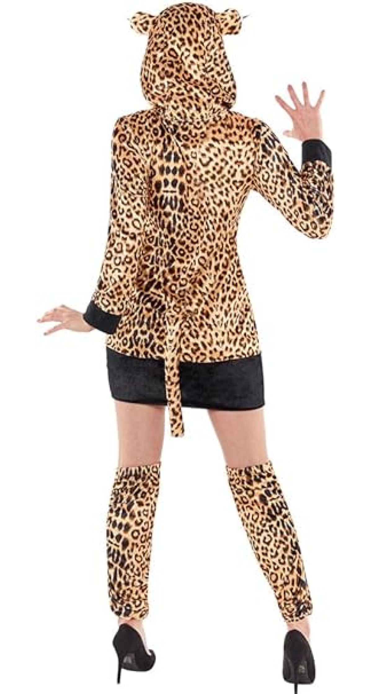 Leopard Lady Costume - Adult Size Medium - Image 3