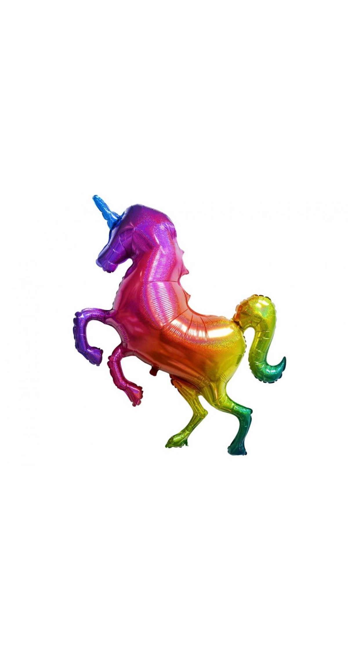 Jumbo Unicorn Rainbow Foil Balloon - 135cm