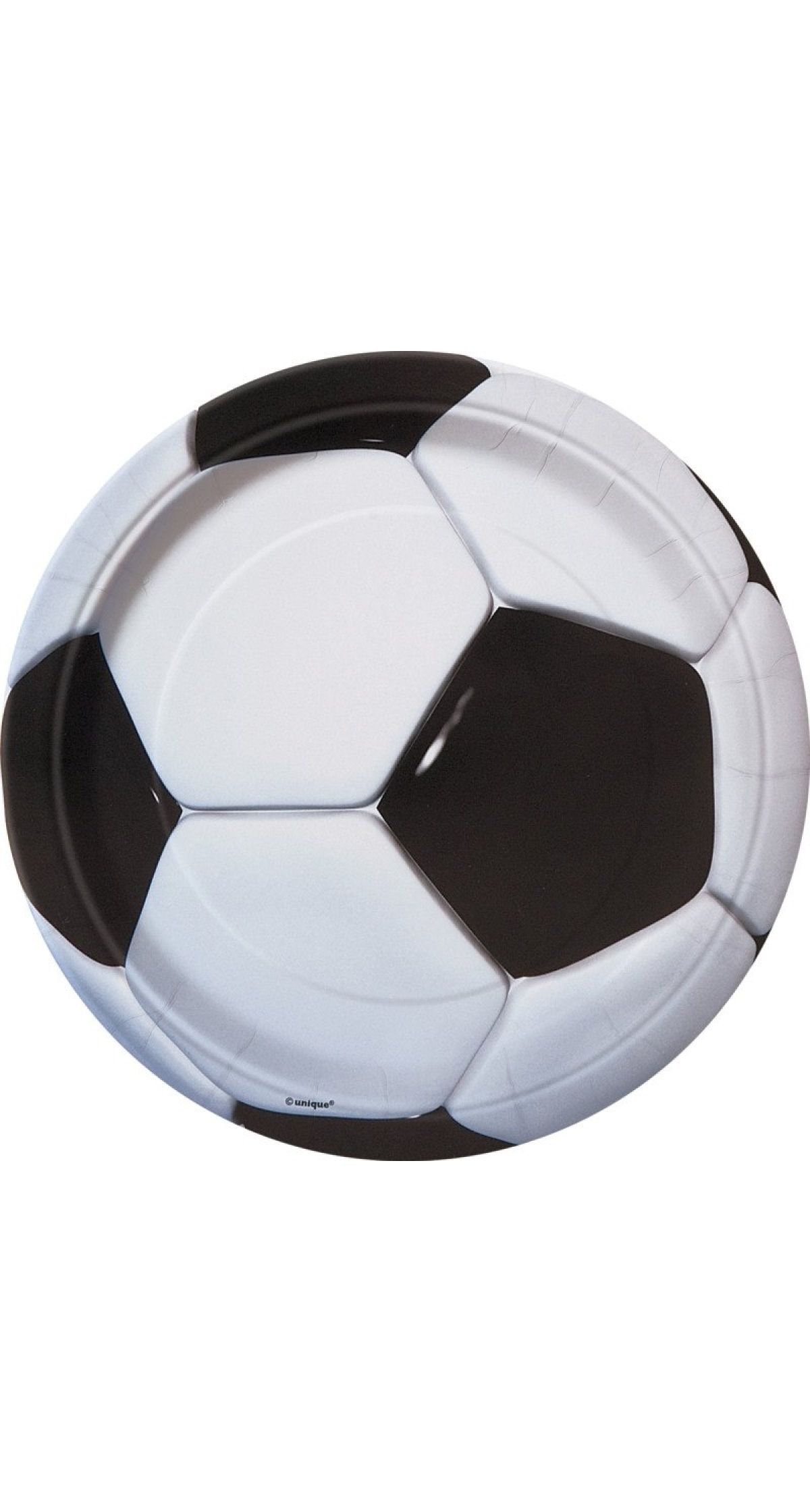 Football Round 7" Dessert Plates - 8pk