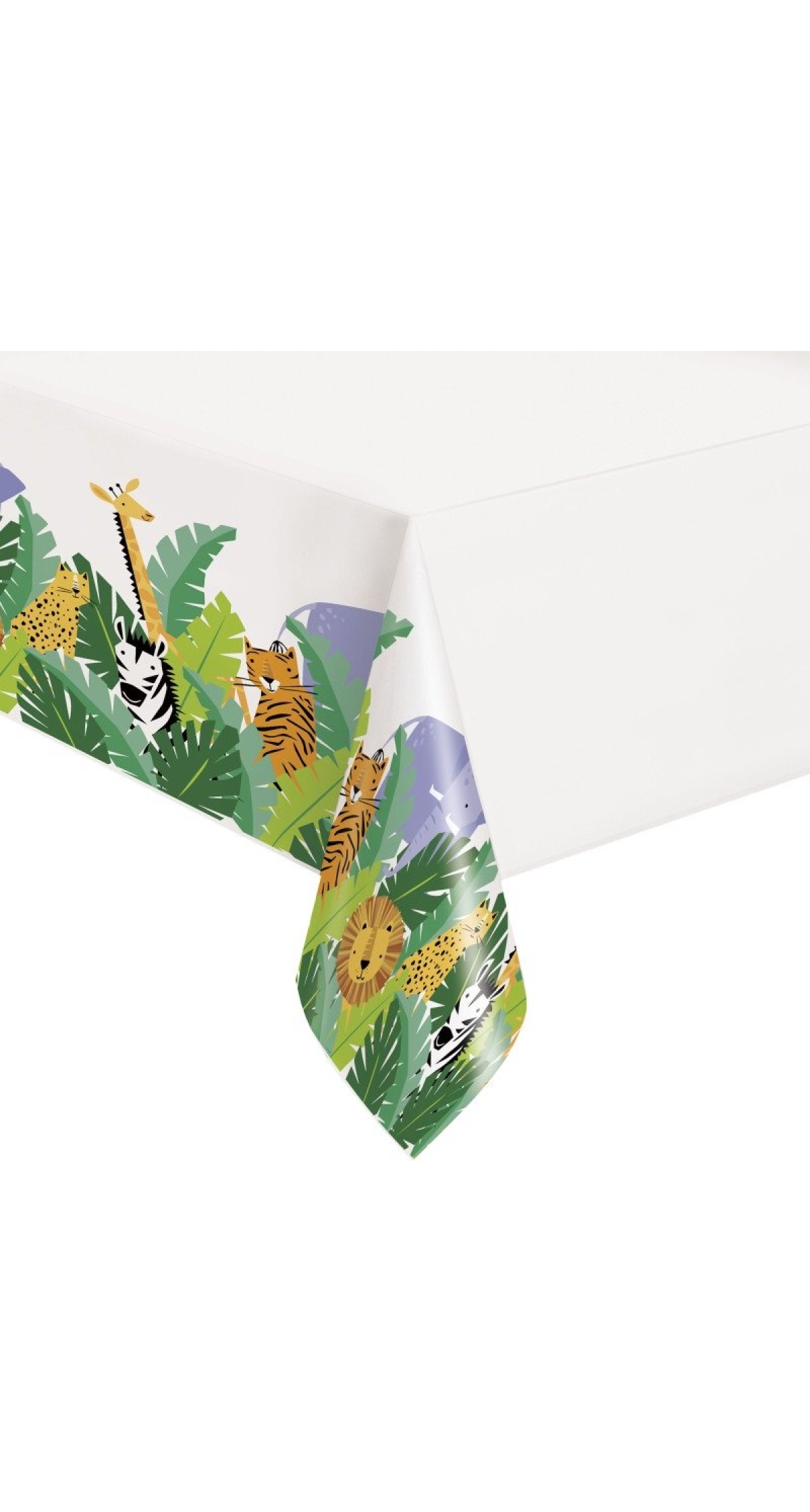 Animal Safari Party Plastic Table Cover - 54x84"