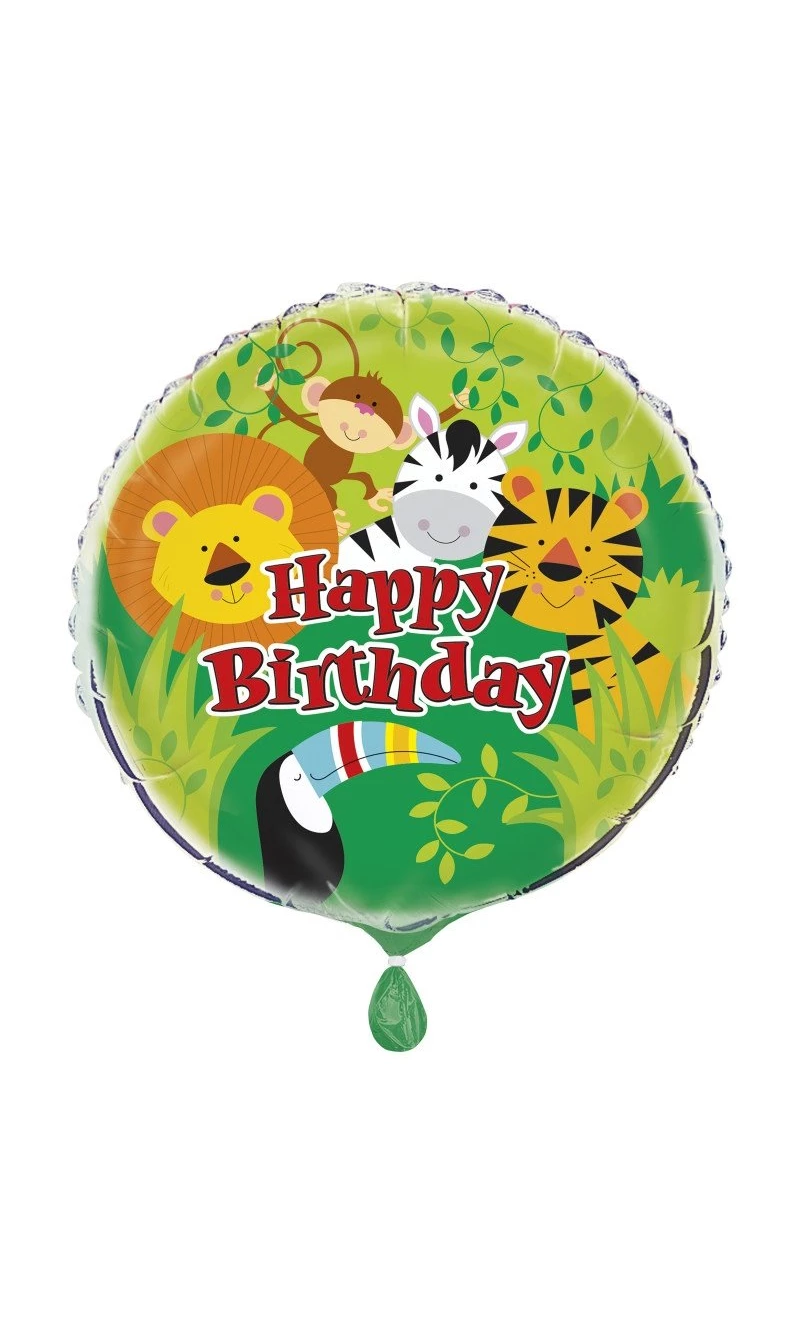 Animal Safari 18 Inch Foil Balloon