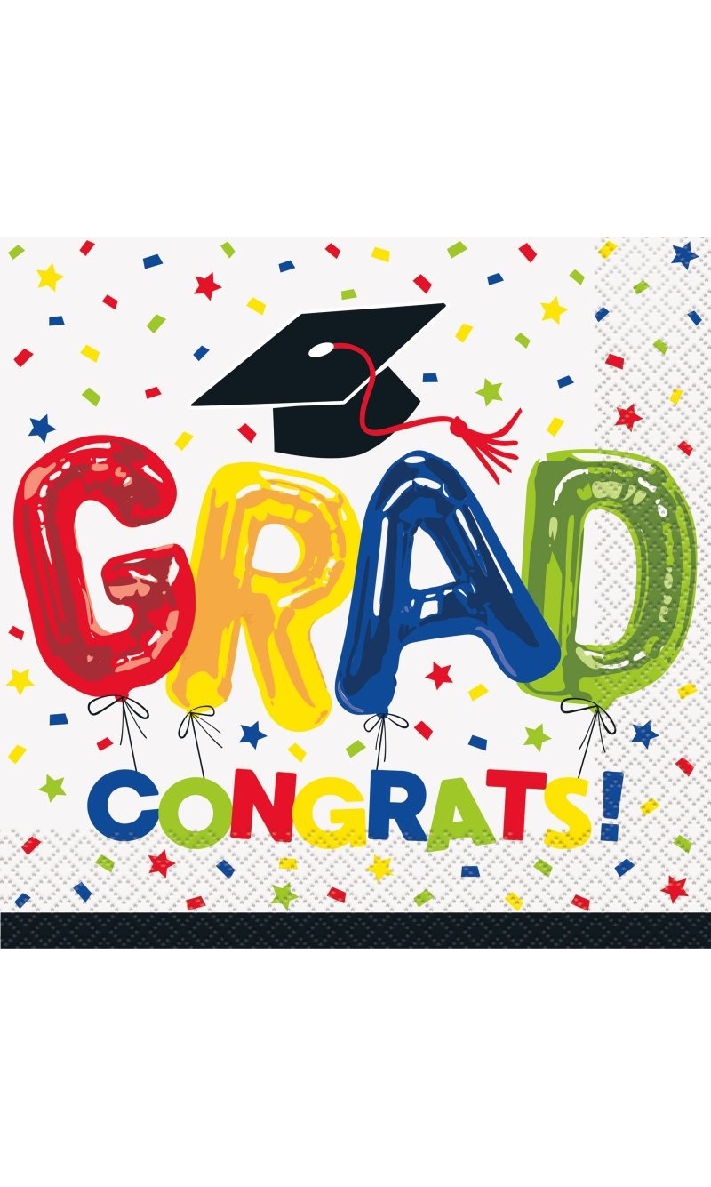 Graduation Luncheon Napkins - 16pk