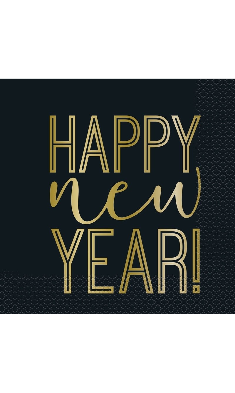 New Years Roaring Luncheon Napkins - 16pk